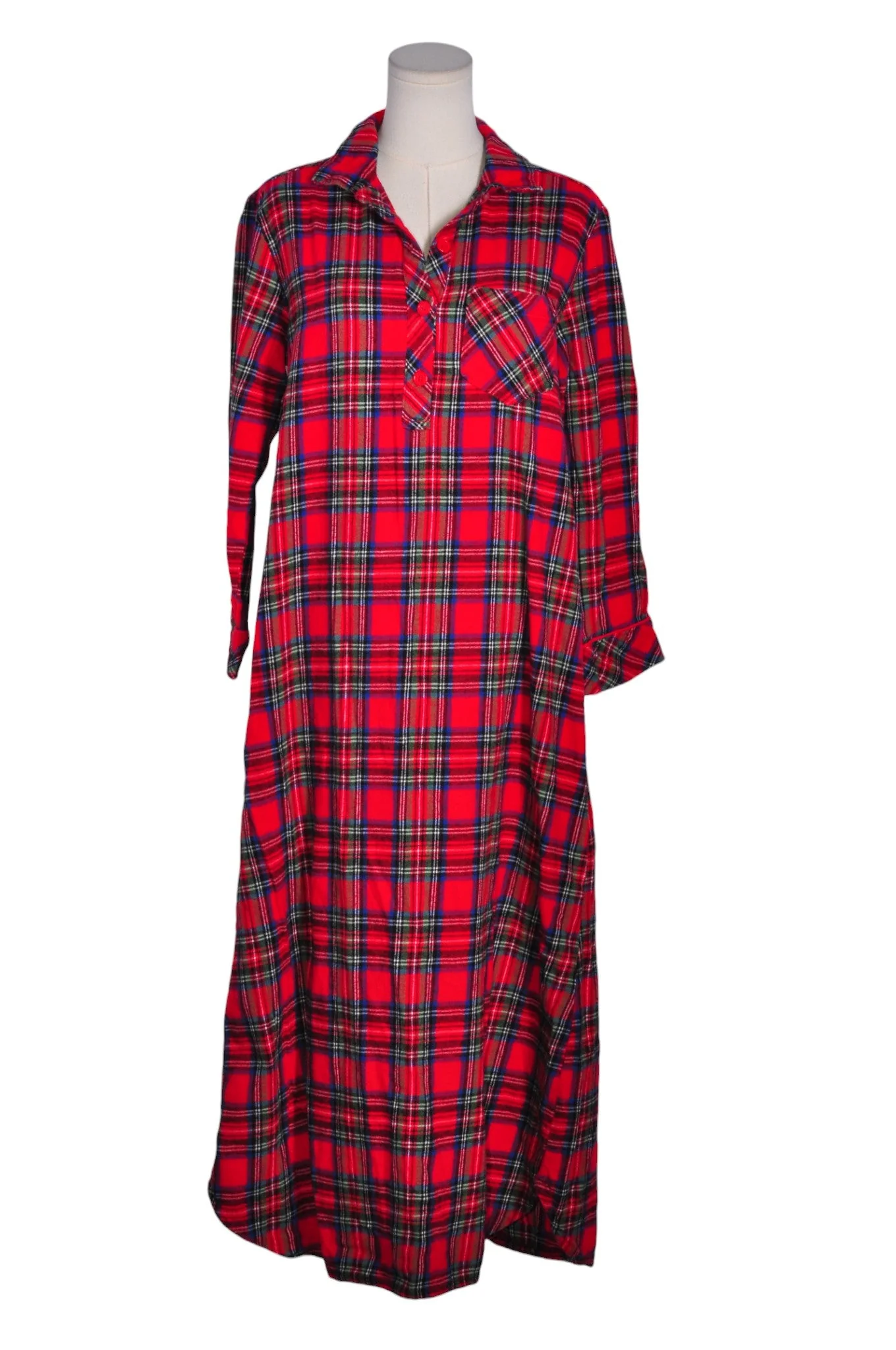 PAJAMAGRAM Women Shirt Dresses Regular fit in Red - M