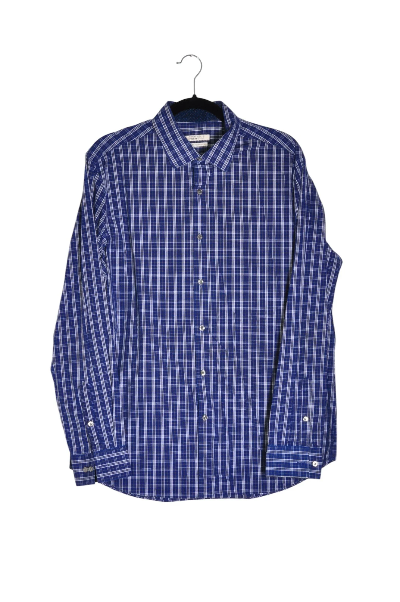 PORTFOLIO Men Button Down Tops Regular fit in Blue - 34
