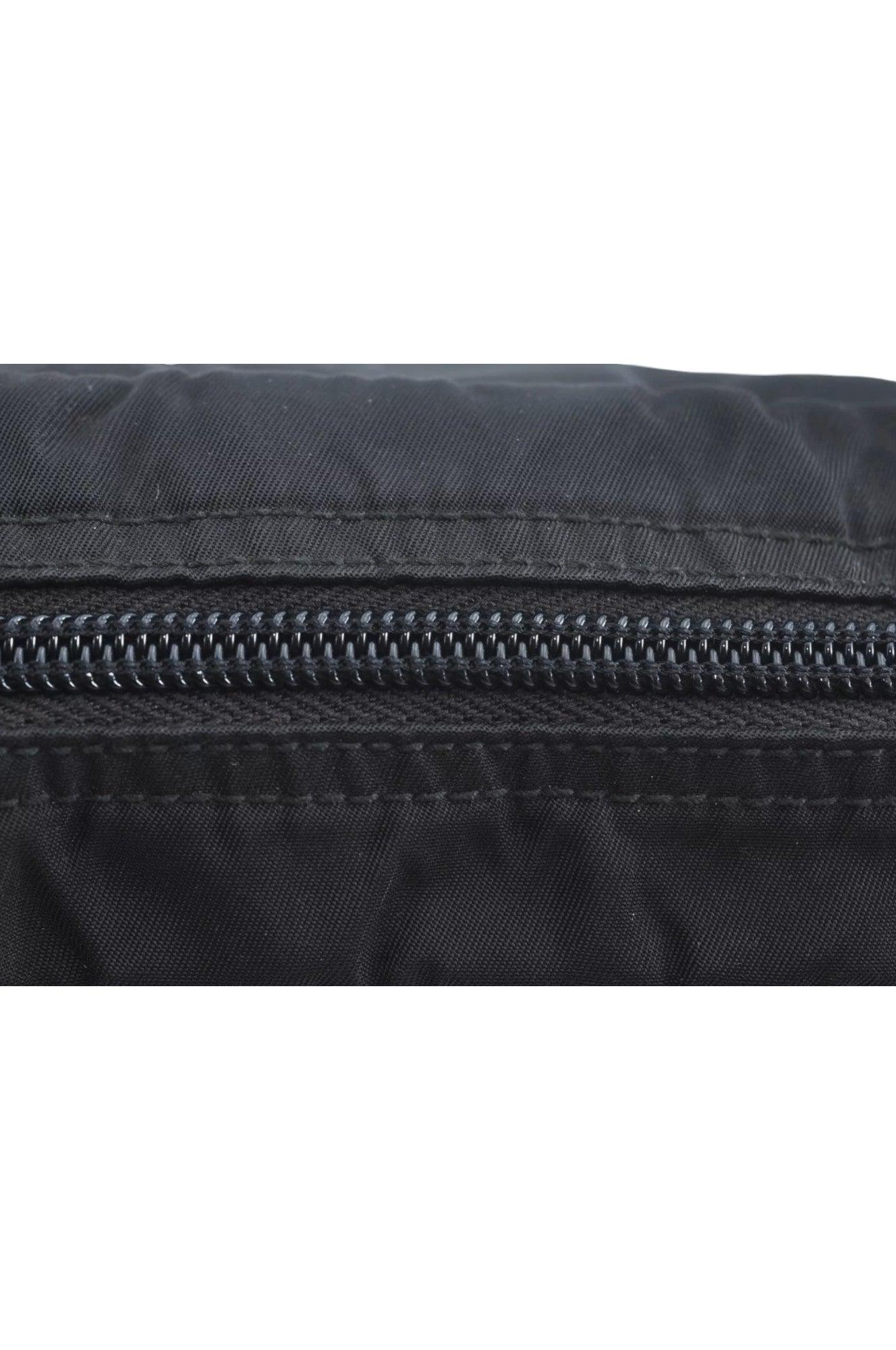 PRADA Nylon Leather Pouch Purse Black 3978K - Image 12