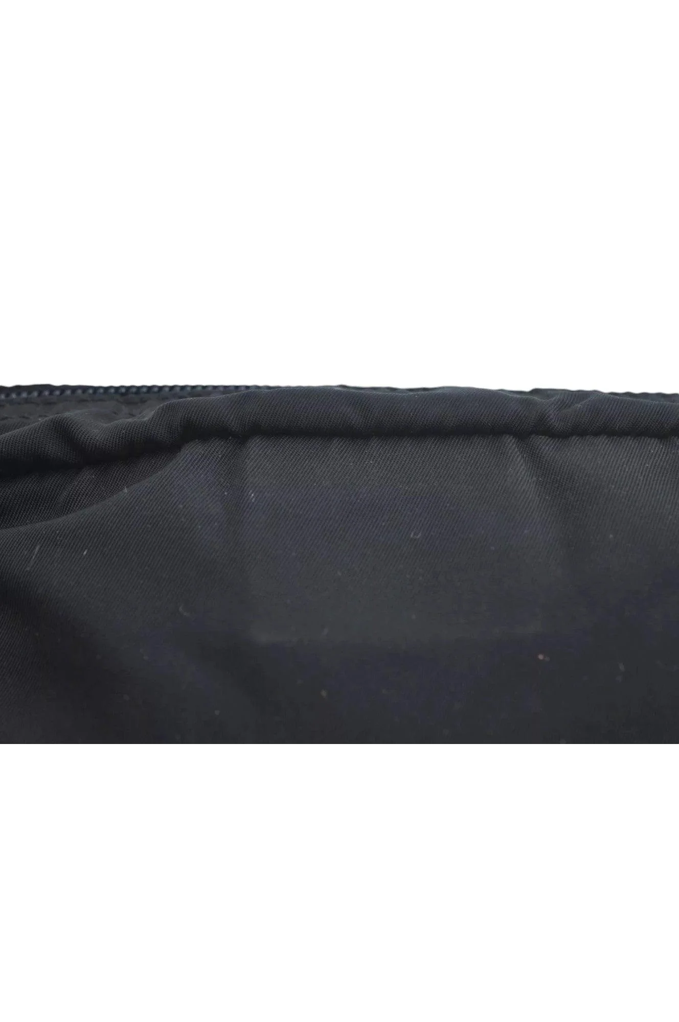 PRADA Nylon Leather Pouch Purse Black 3978K - Image 14