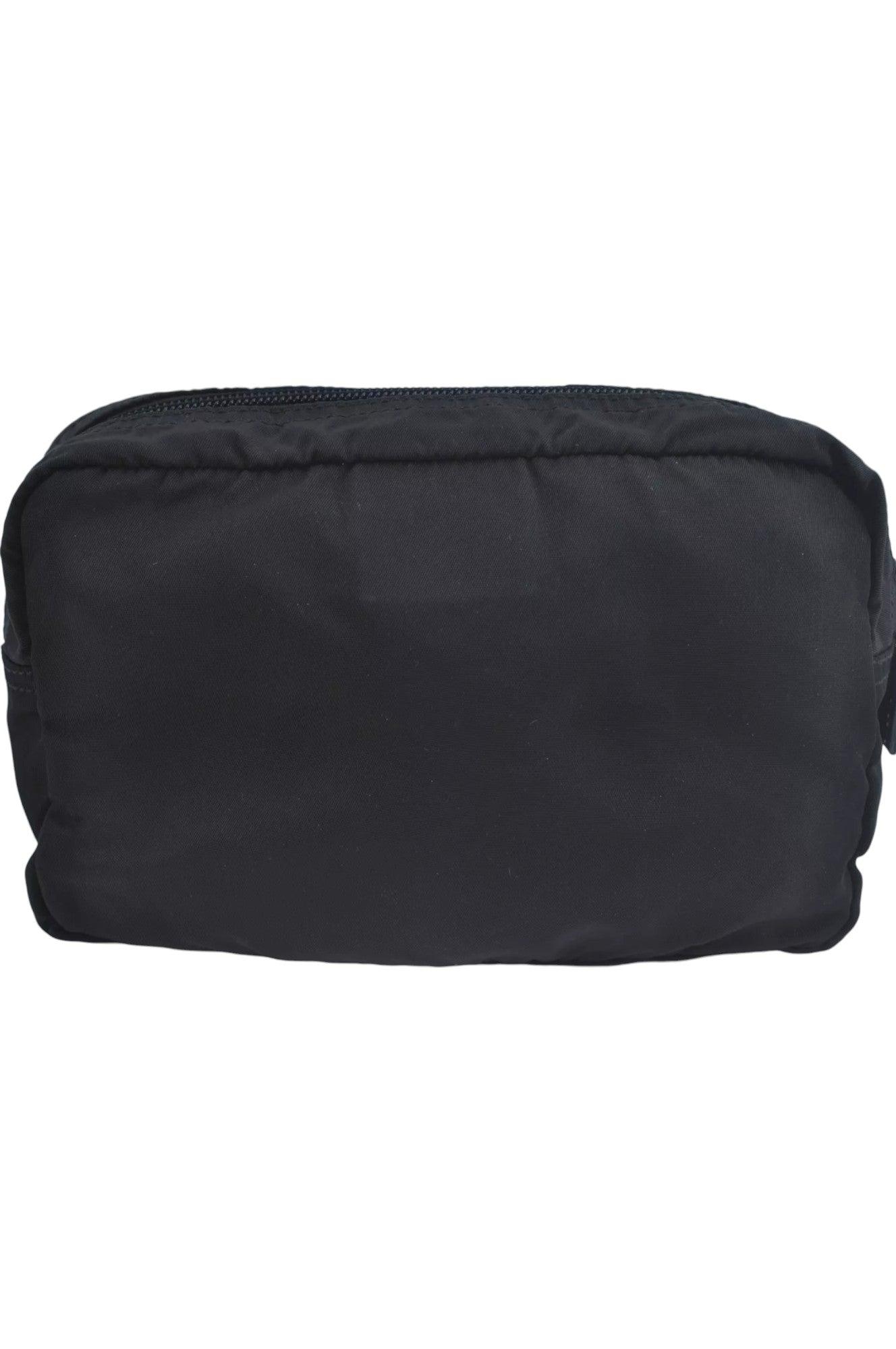 PRADA Nylon Leather Pouch Purse Black 3978K - Image 3