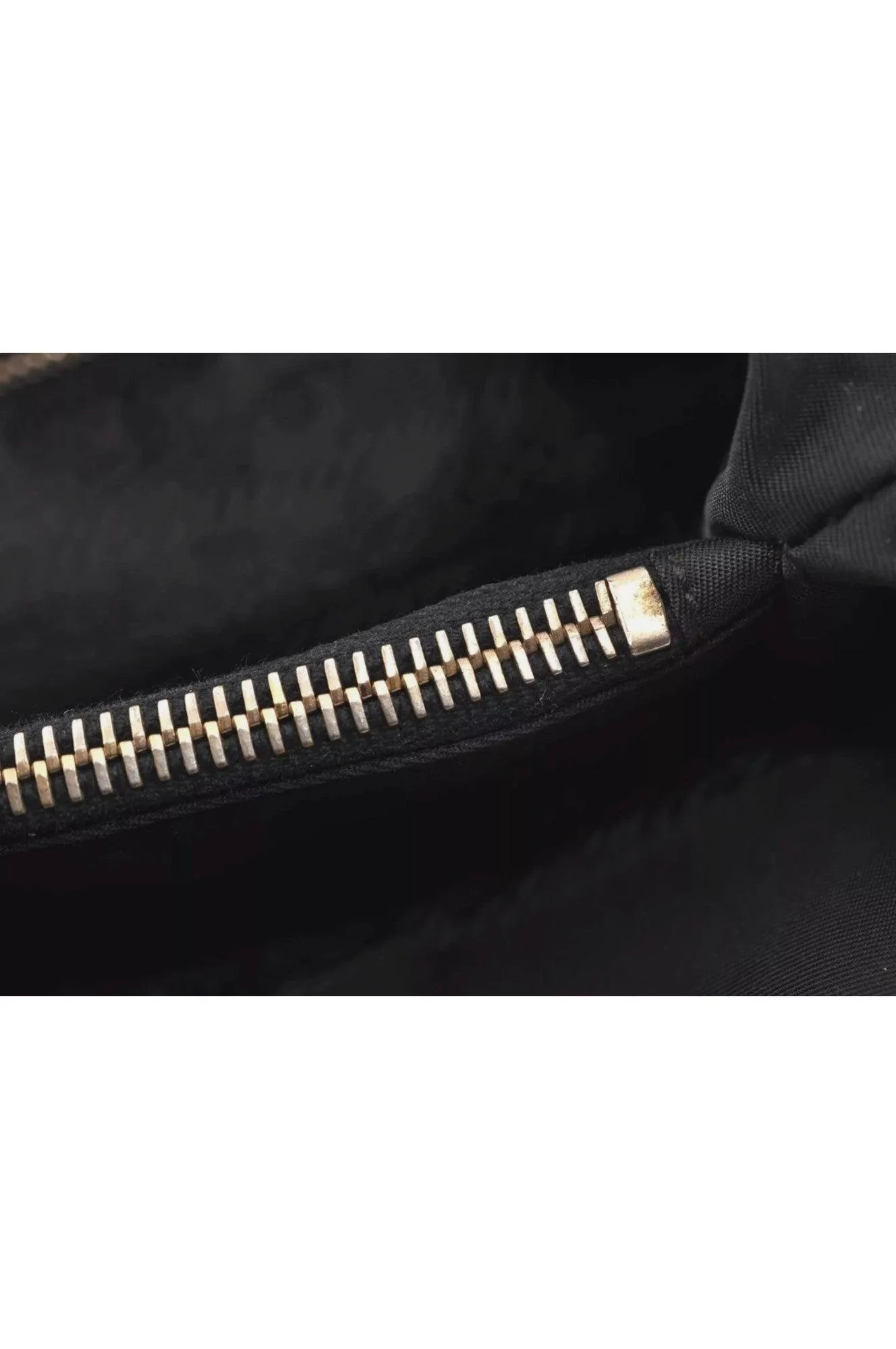 PRADA Vintage Nylon Tessuto Leather Shoulder Bag Purse Black 9107K - Image 18