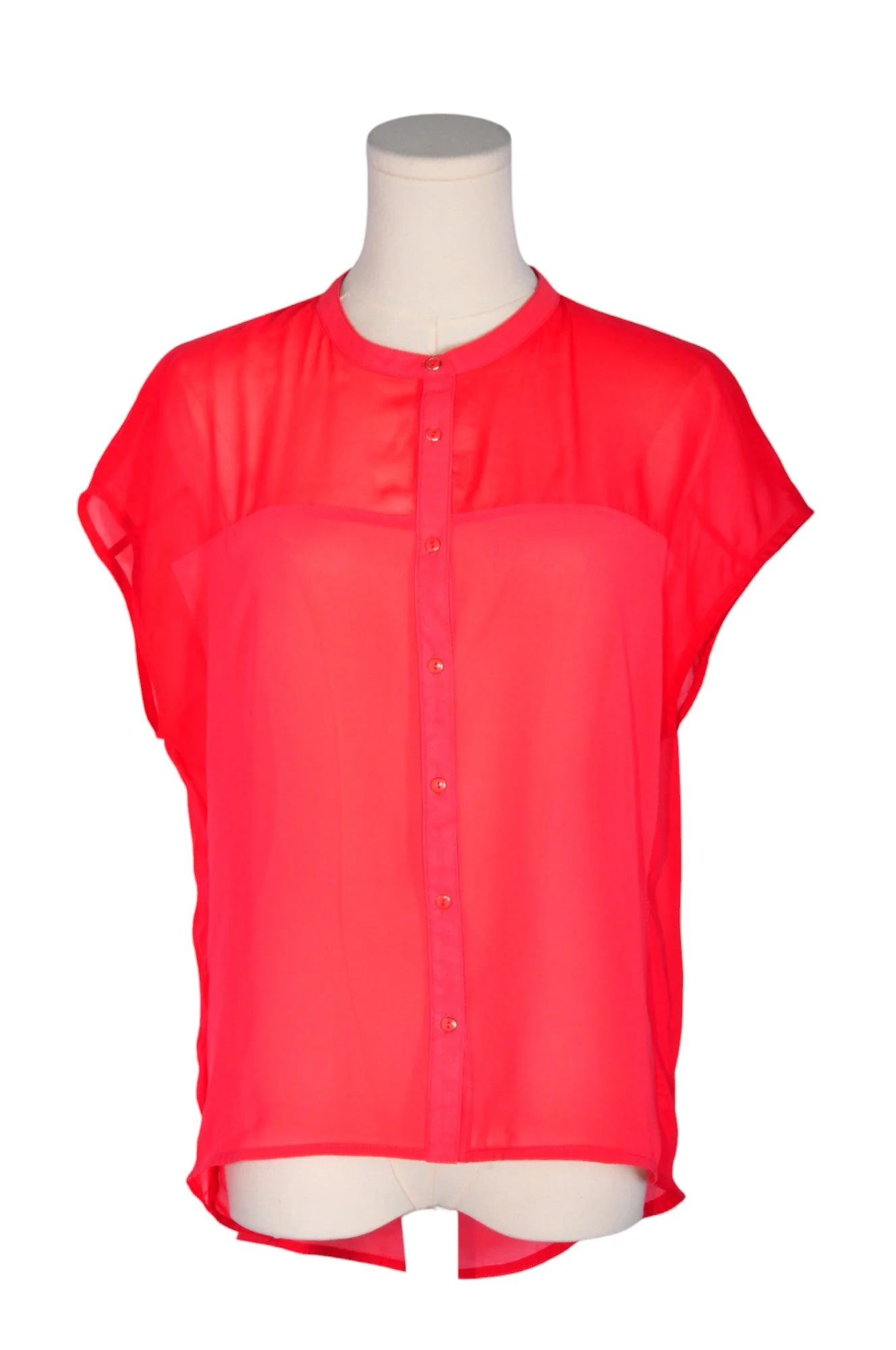 PROPAGANDA Women Button Down Tops Regular fit in Red - S