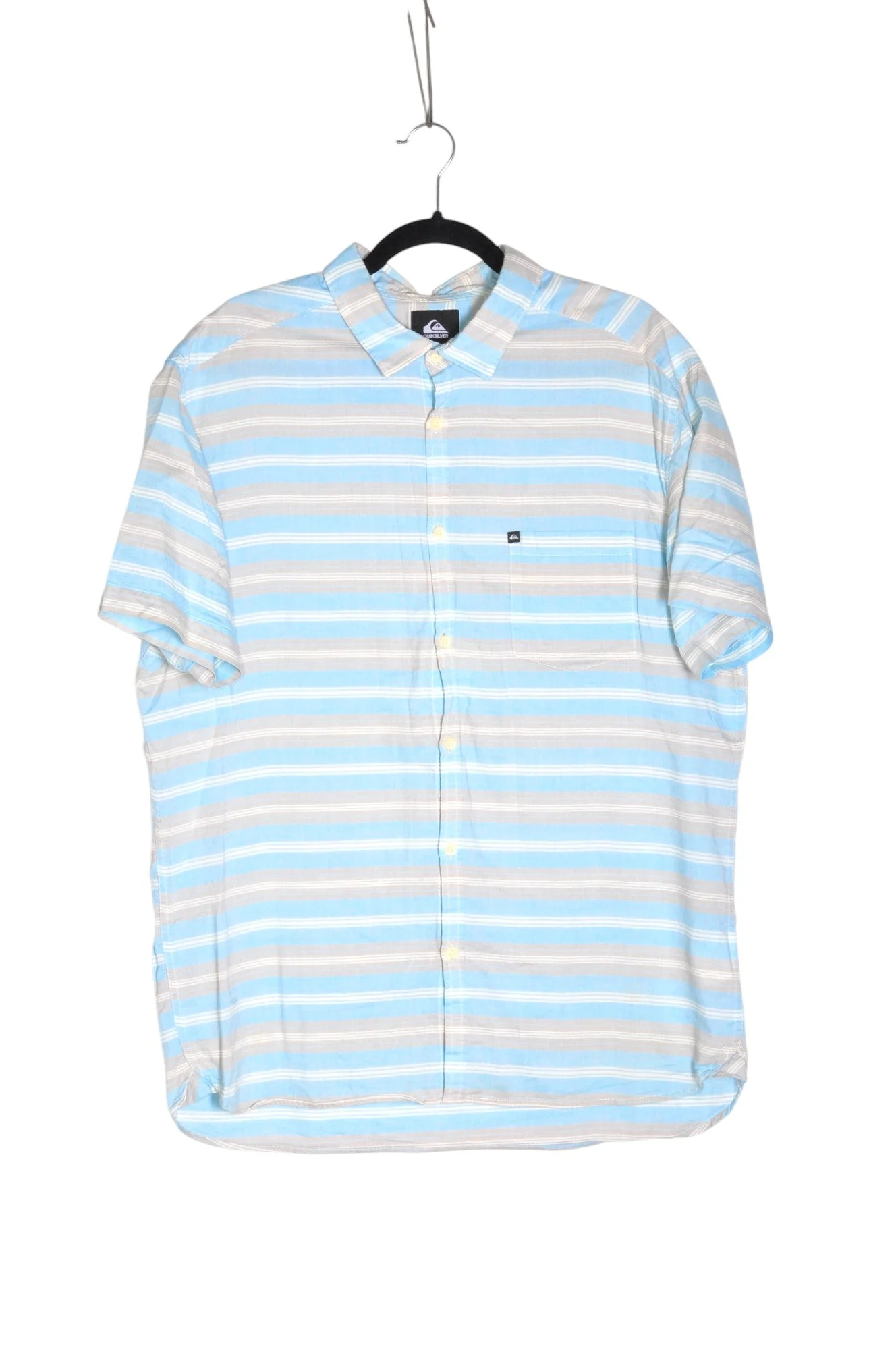 QUICKSILVER Men Button Down Tops Regular fit in Blue - XL