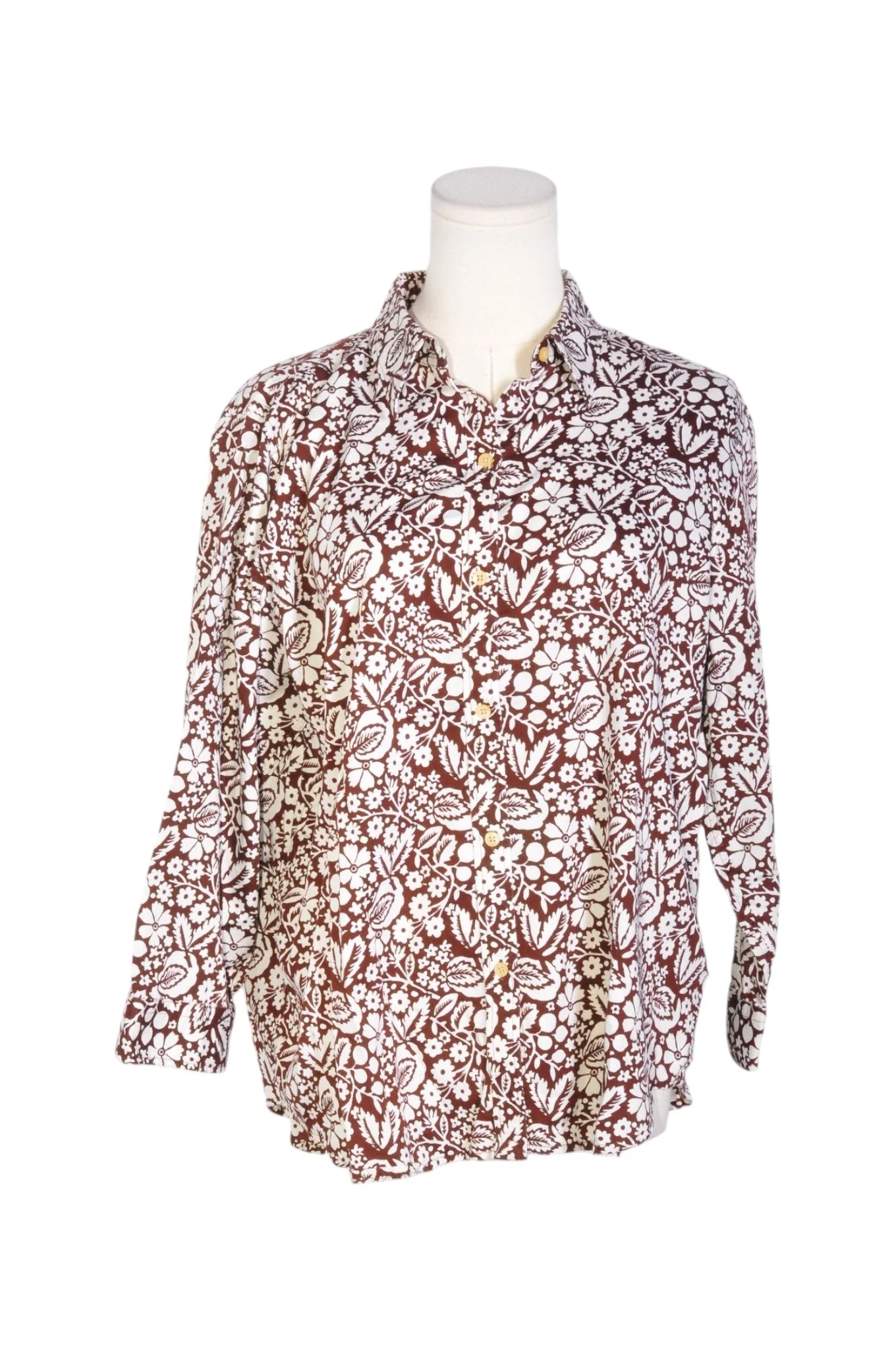 RALPH LAUREN Women Button Down Tops Regular fit in Brown - XL