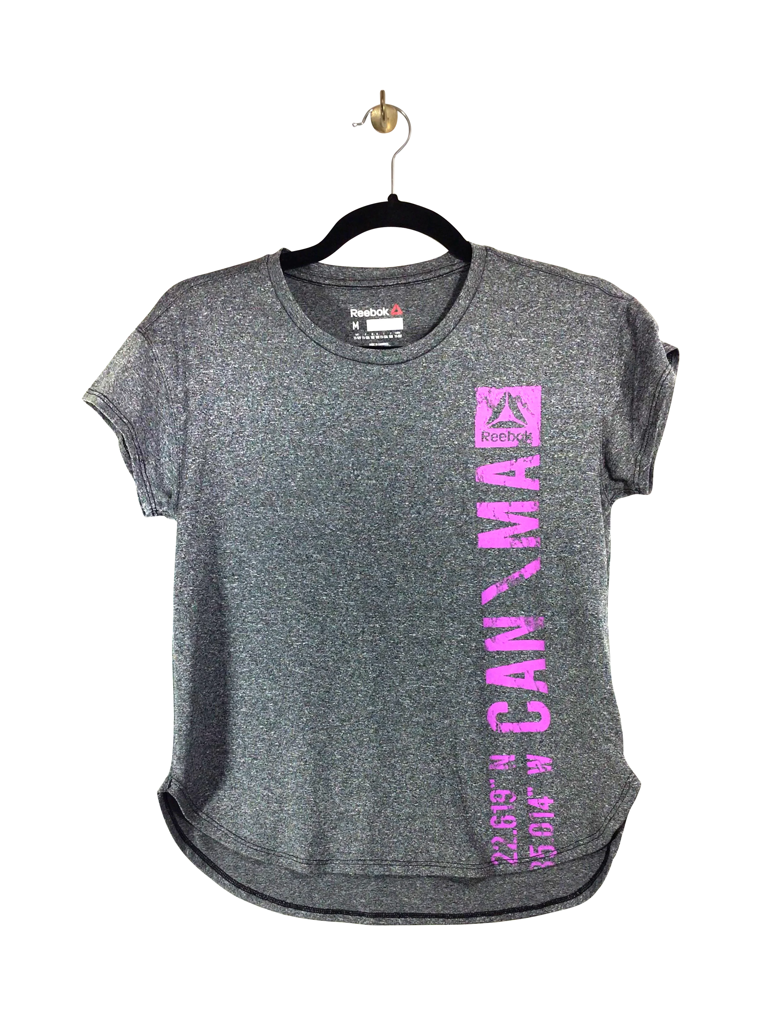 REEBOK Activewear Top Regular fit in Gray - M