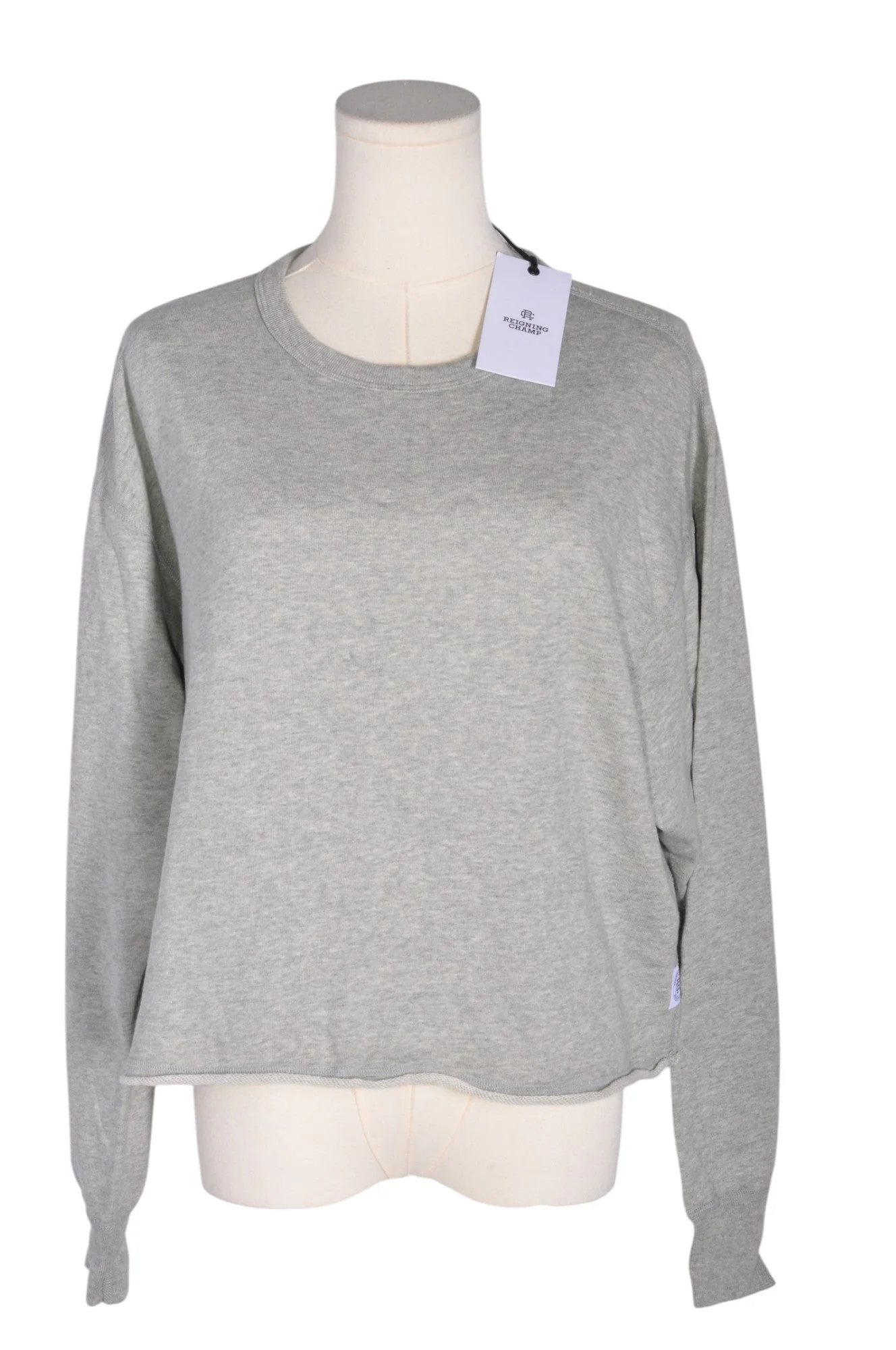 REIGNING CHAMP Women Sweatshirts Regular fit in Gray - S, M