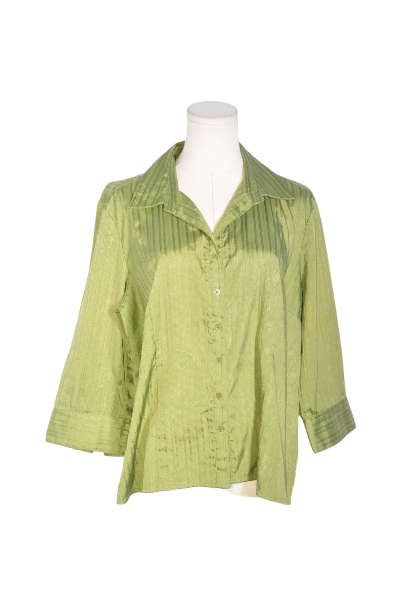 REITMANS Women Button Down Tops Regular fit in Green - L