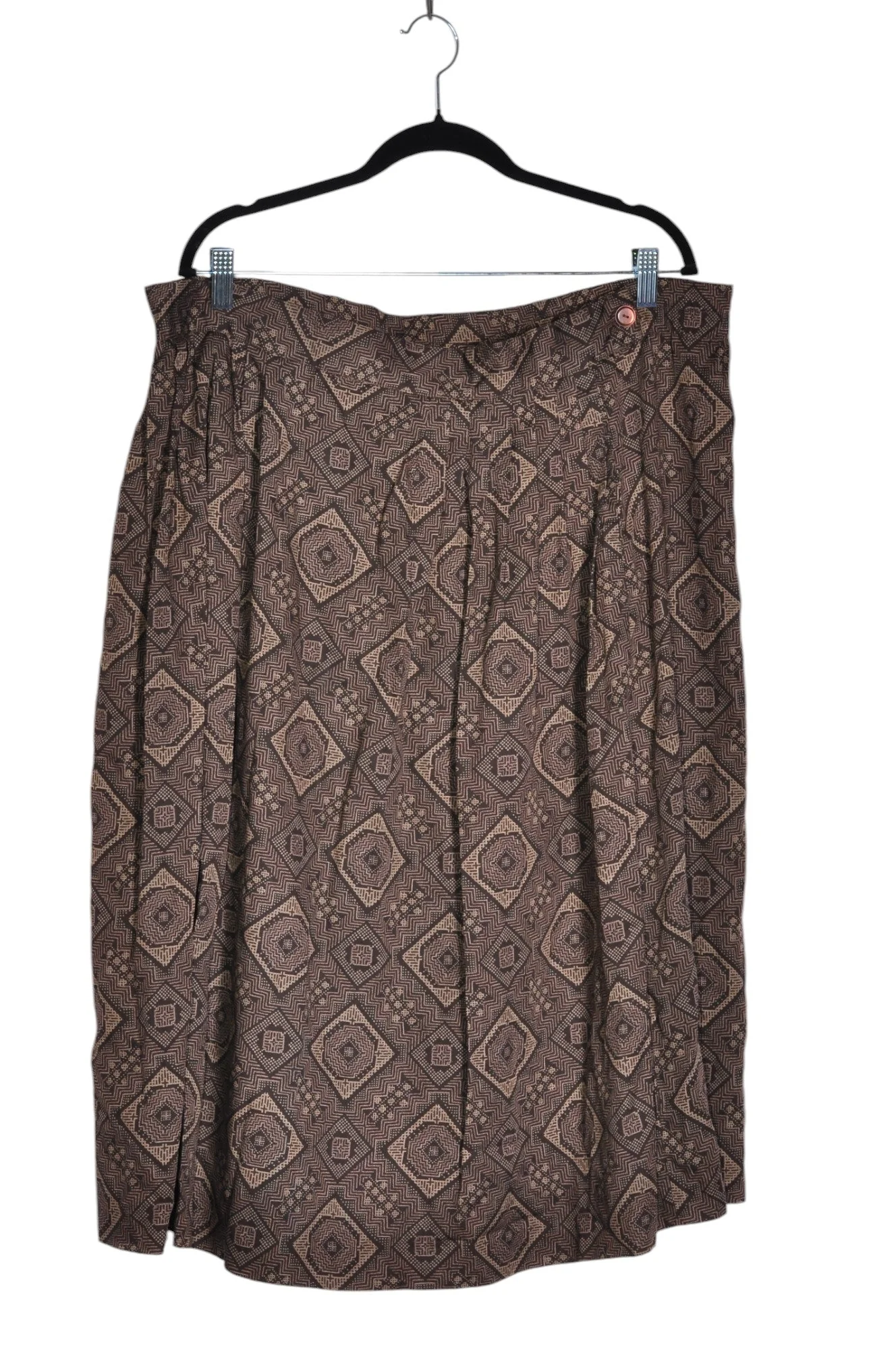 RENA ROWAN Women A-Line Skirts Regular fit in Brown - 14
