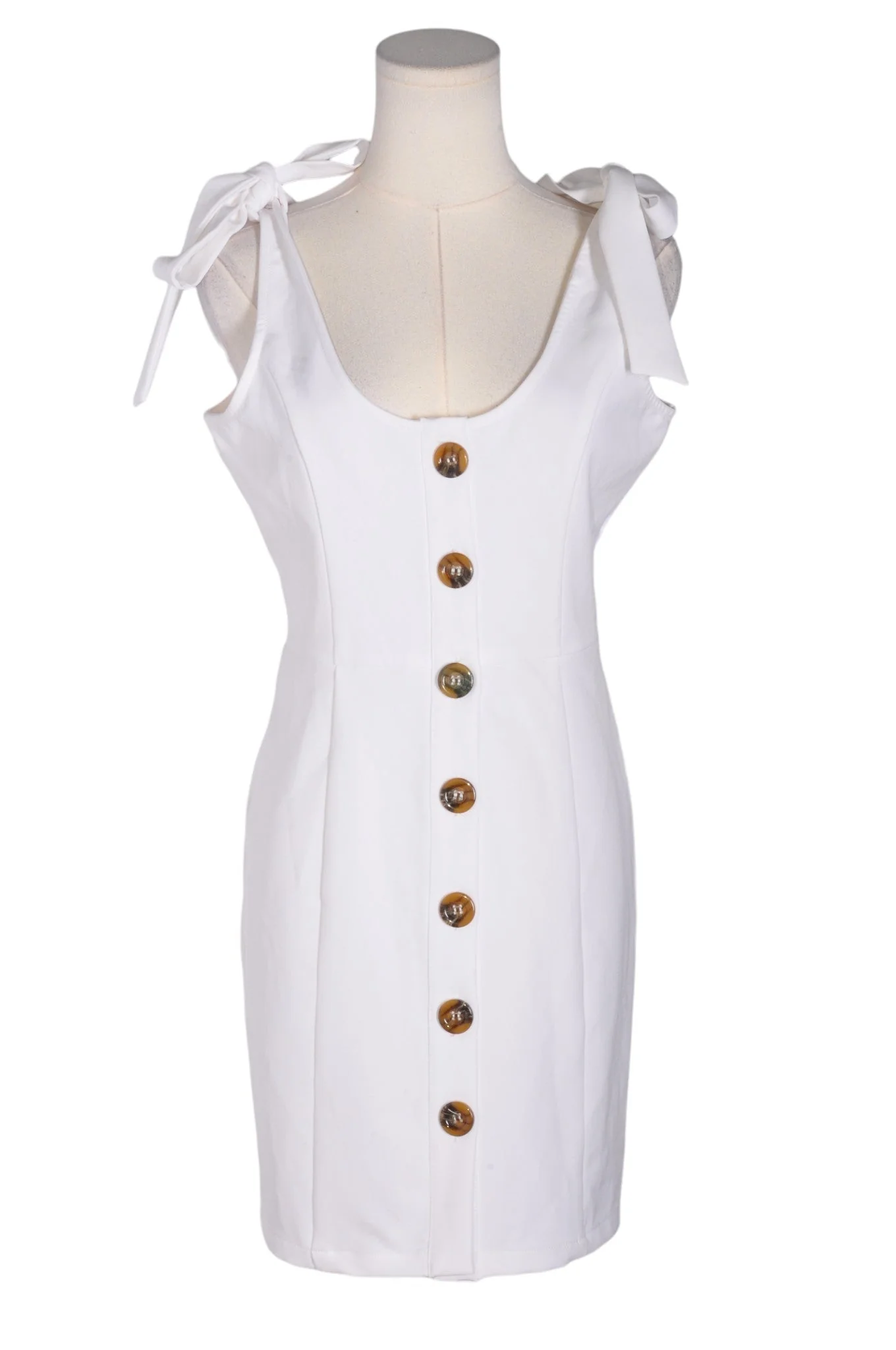 REVAMPED Women Sheath Dresses Regular fit in White - S
