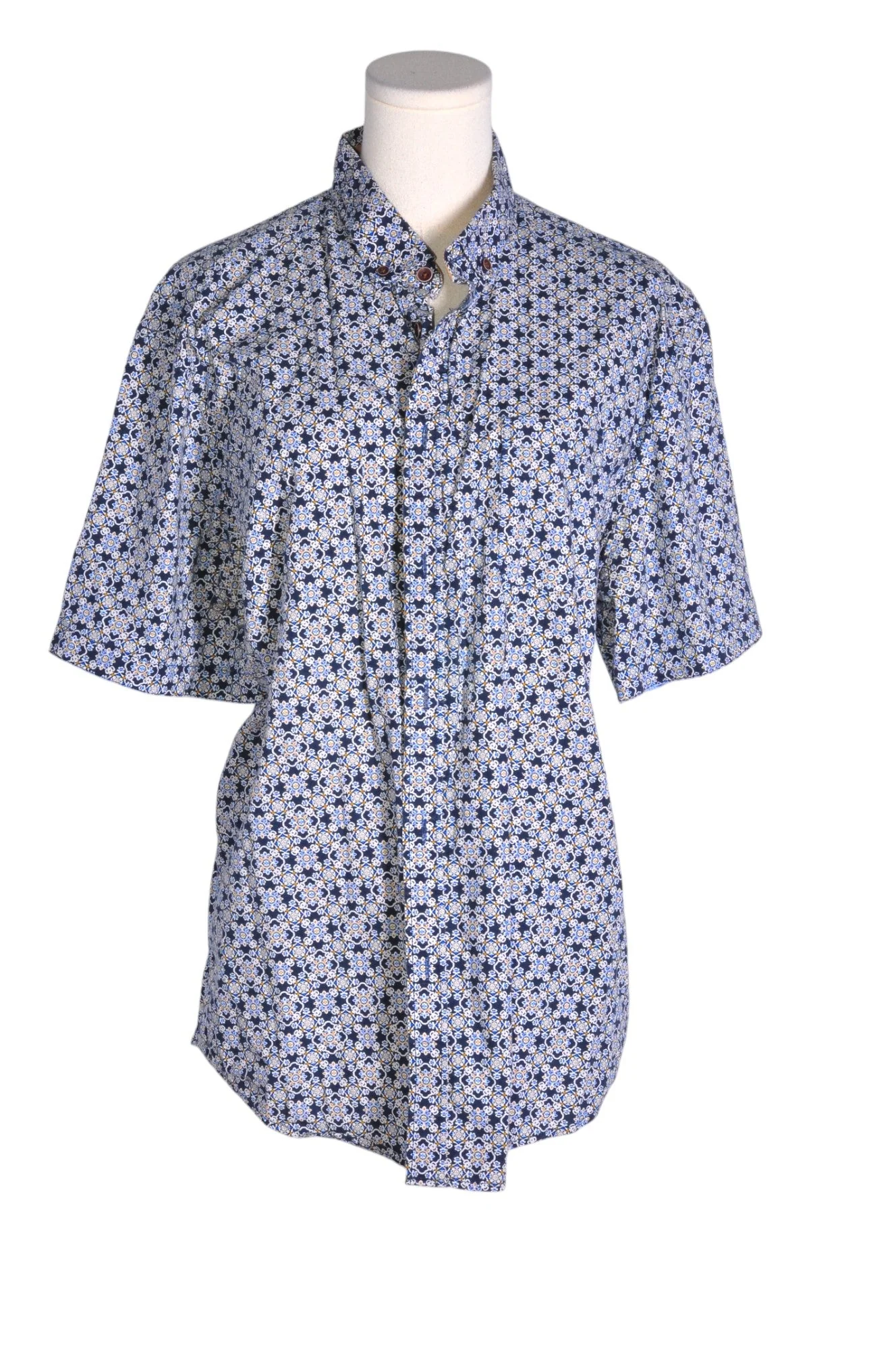 RUE SAINT-PATRICK Men Button Down Tops Regular fit in Blue - XL
