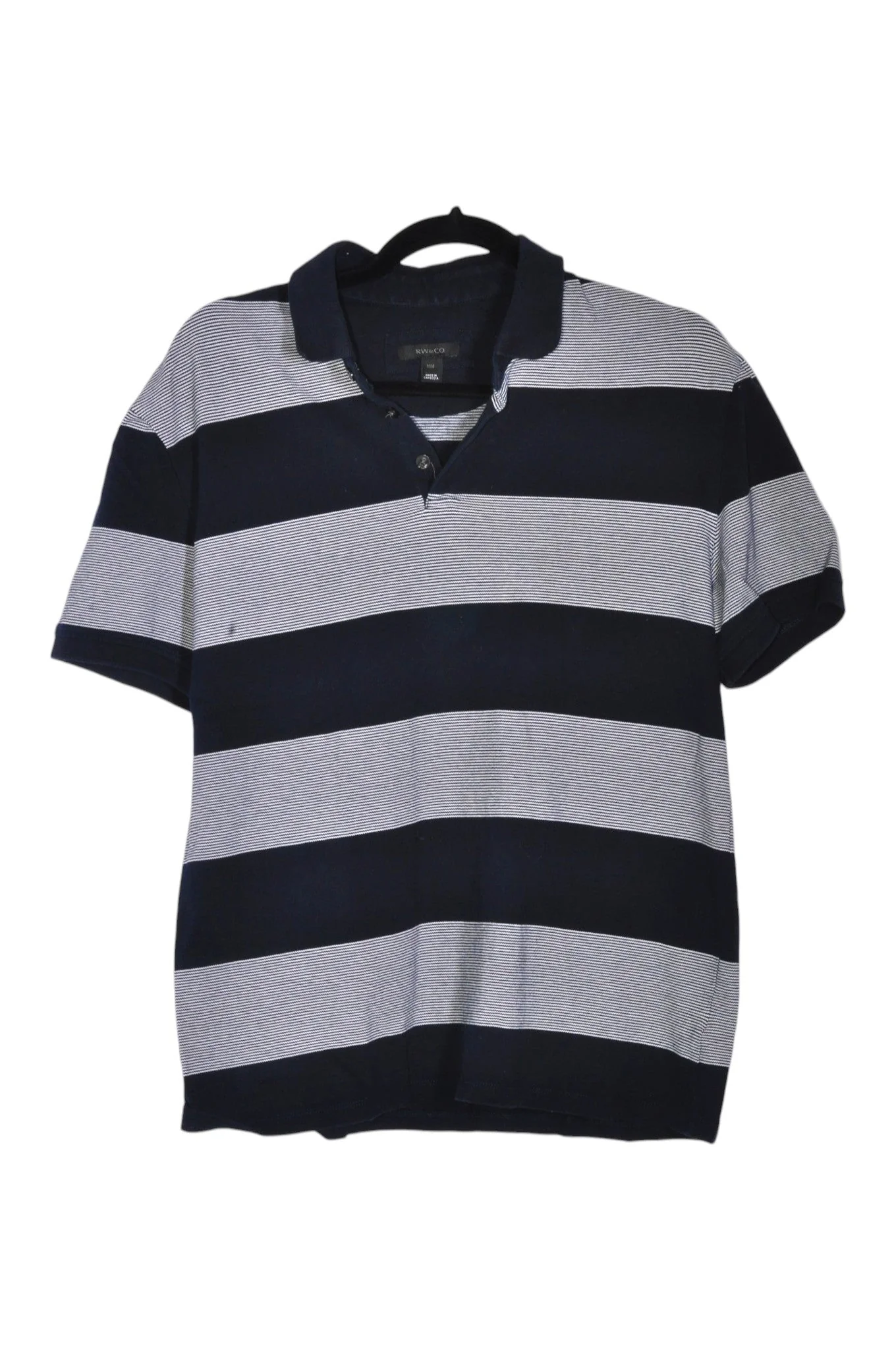 RW&CO Men Polos Regular fit in Black - M