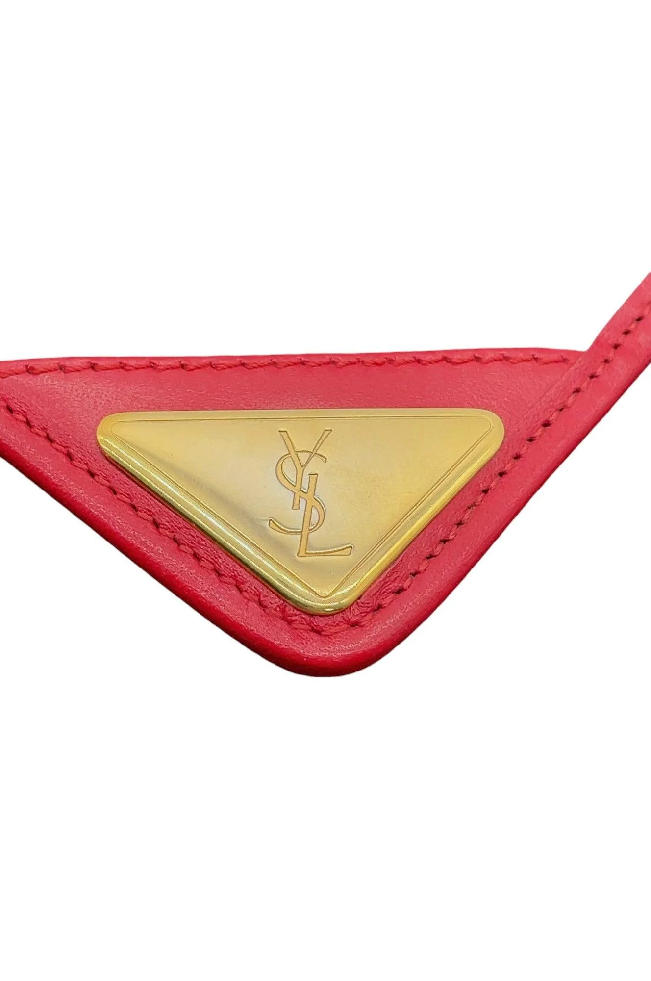 Saint Laurent Pochette Gray /Red Shoulder Bag NS080768 - Image 10