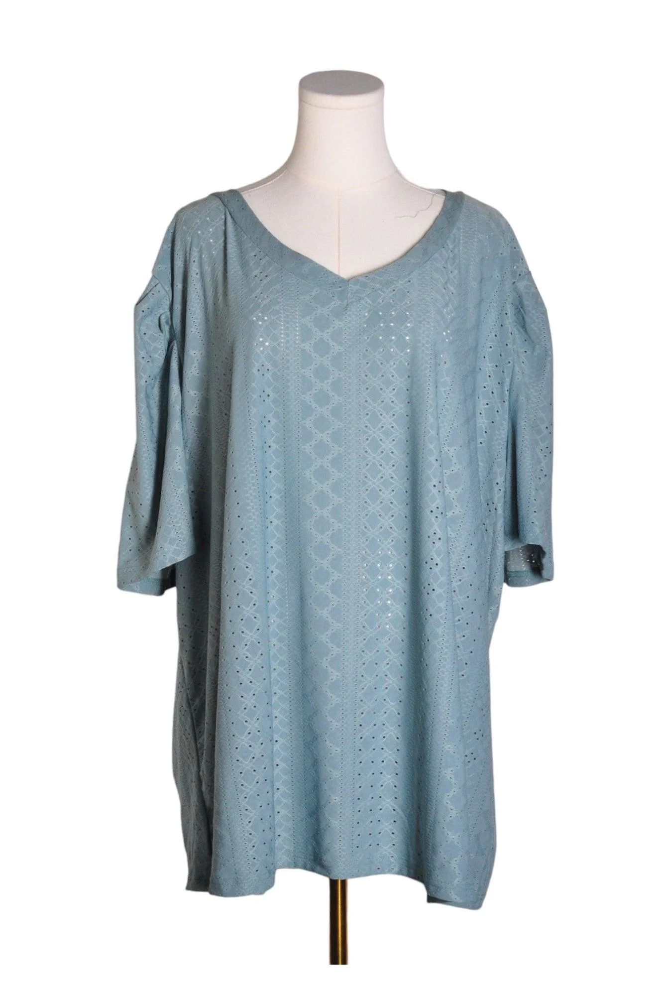 SHEIN Women Blouses Regular fit in Green - 5XL