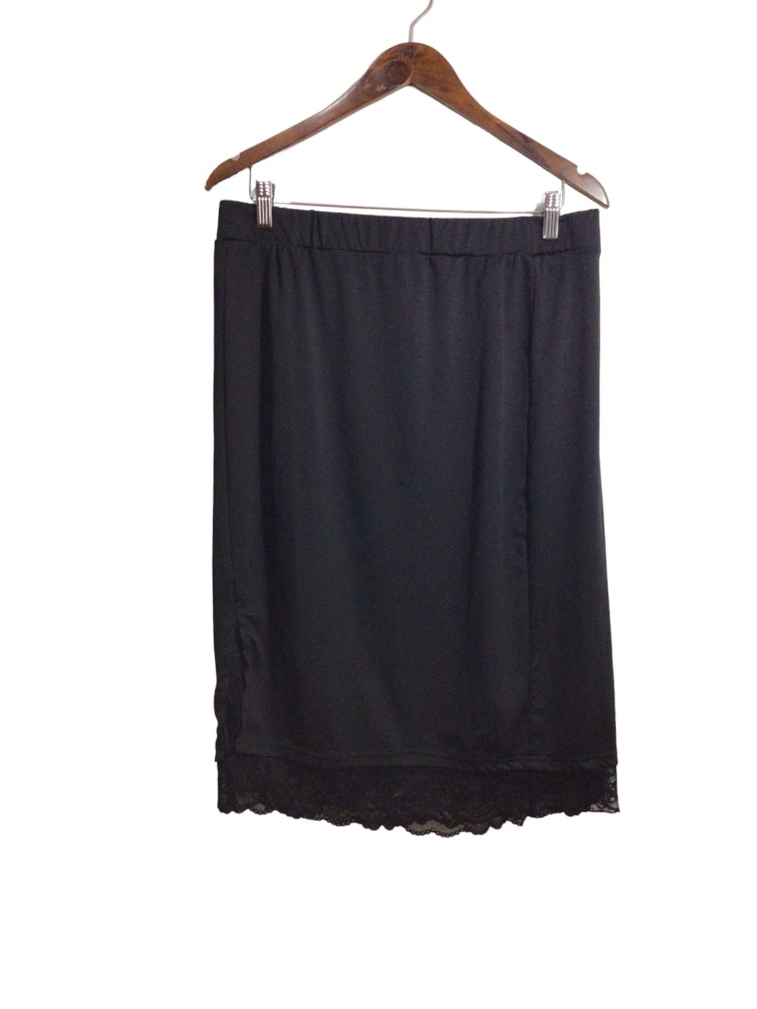 SHEIN Women Casual Skirts Regular fit in Black - 3XL