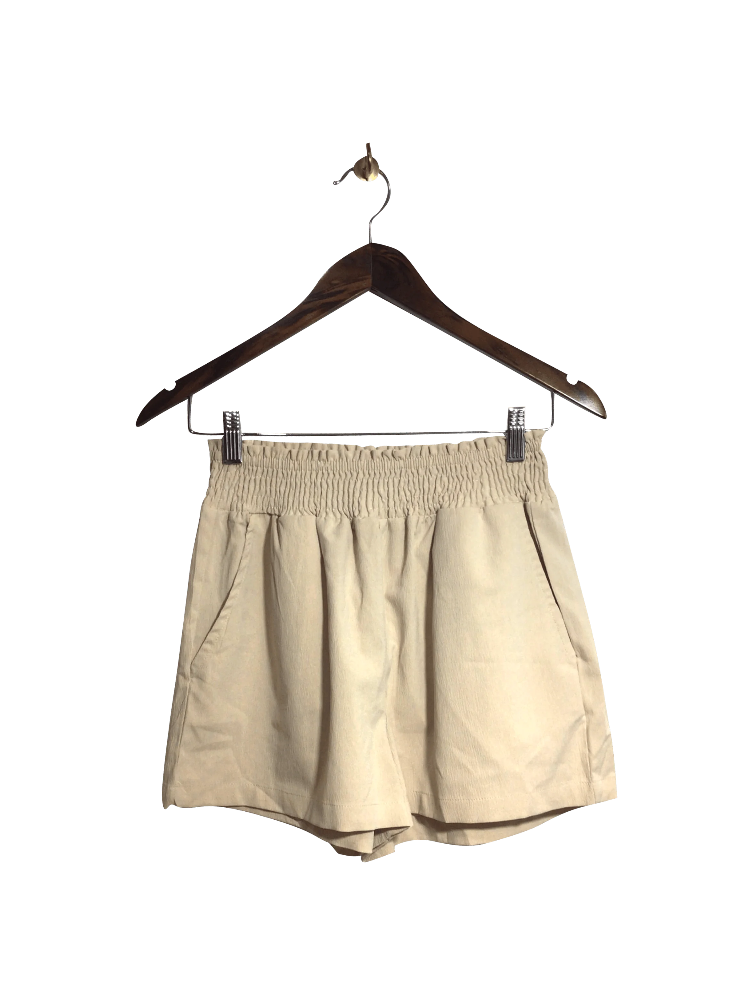 SHEIN Women Classic Shorts Regular fit in Beige - S
