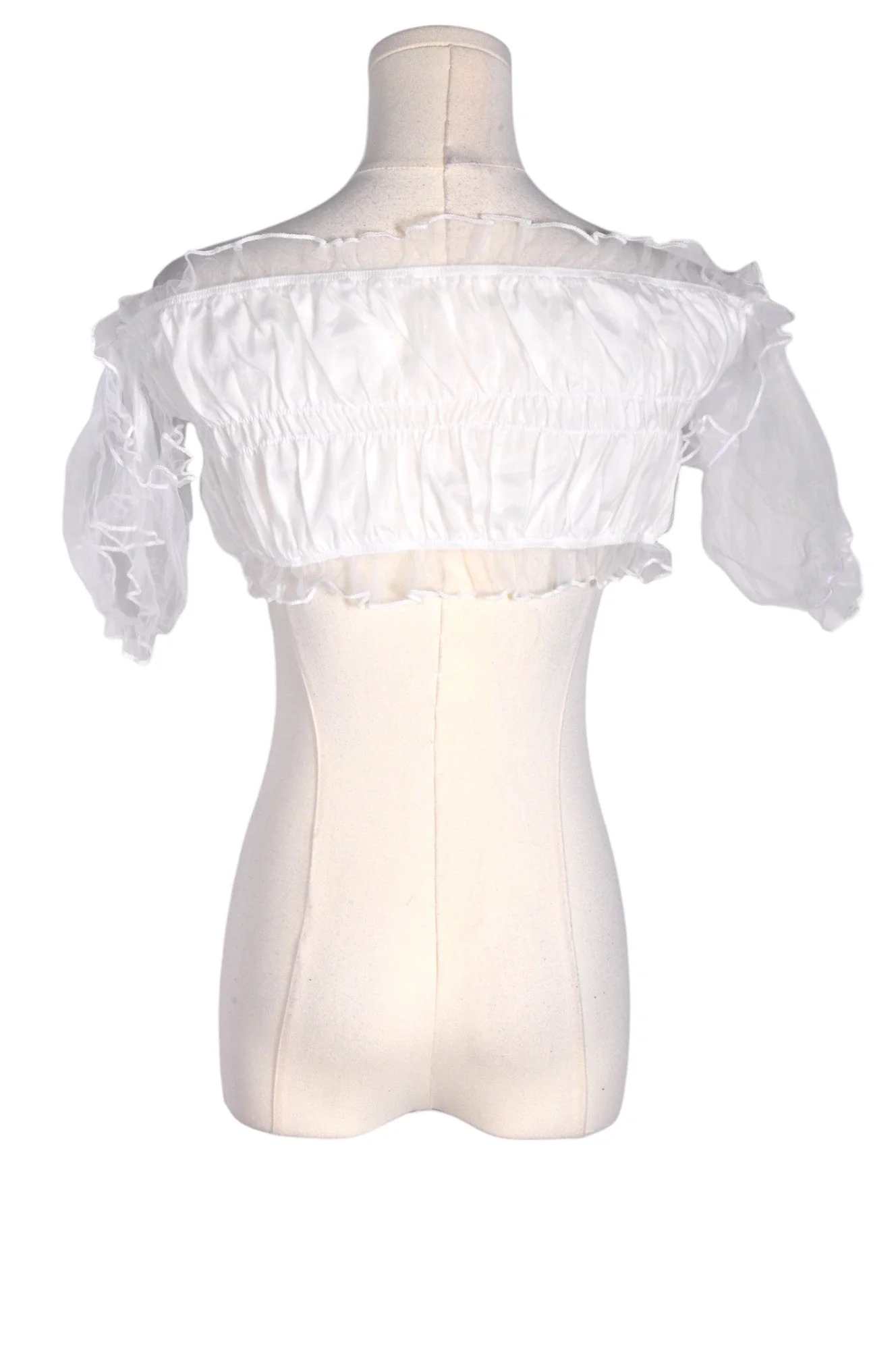 SHEIN Women Crop Tops Regular fit in White - XL - Image 2