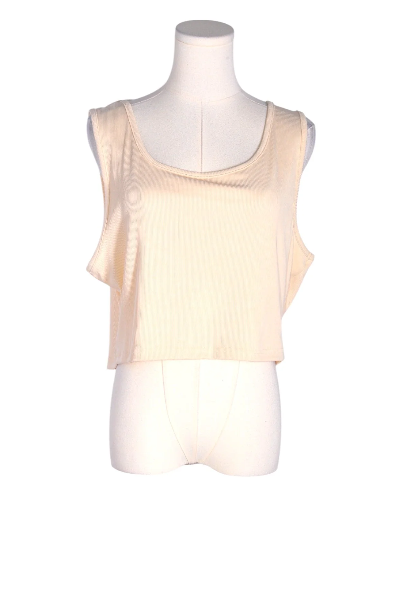 SHEIN Women Crop Tops Regular fit in White - 3XL
