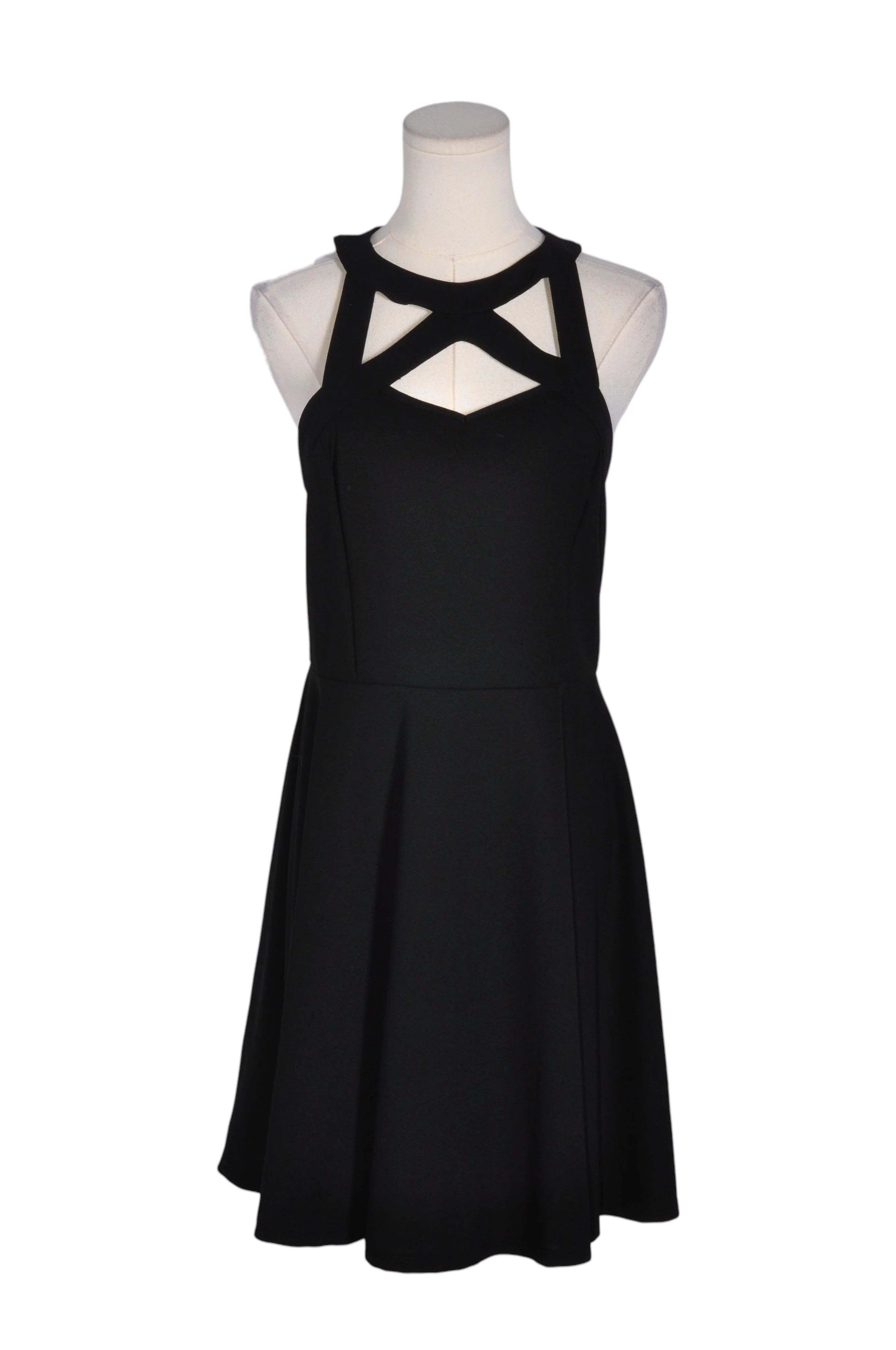 SHEIN Women Fit & Flare Dresses Regular fit in Black - L