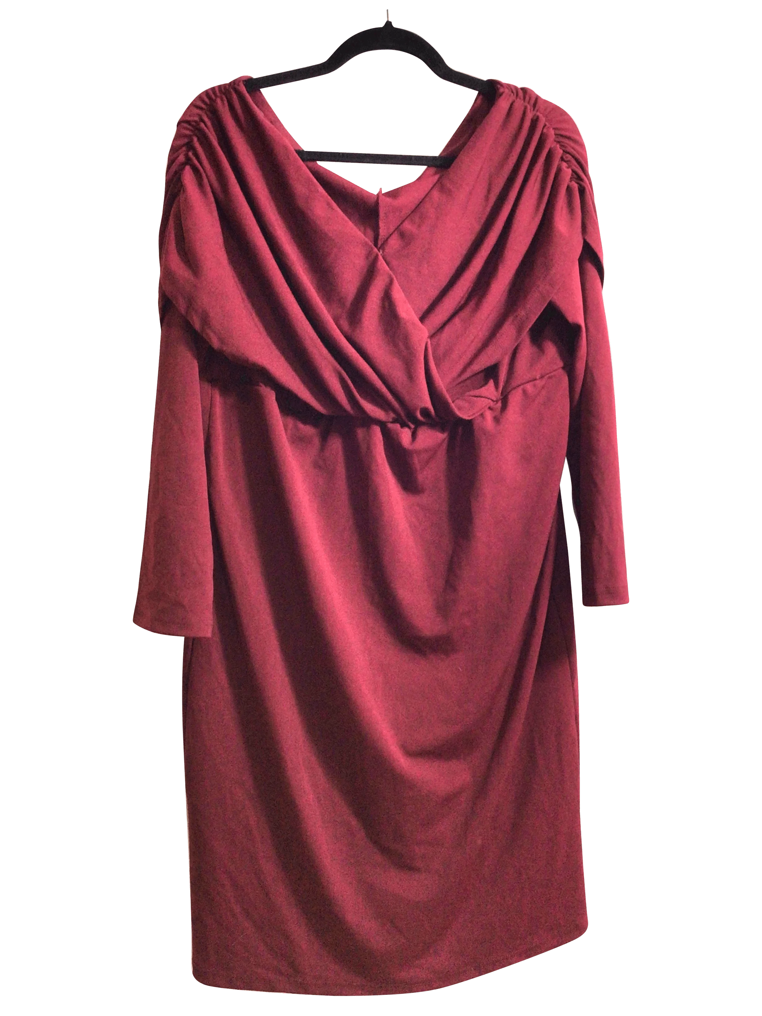 SHEIN Women Midi Dresses Regular fit in Red - XXL