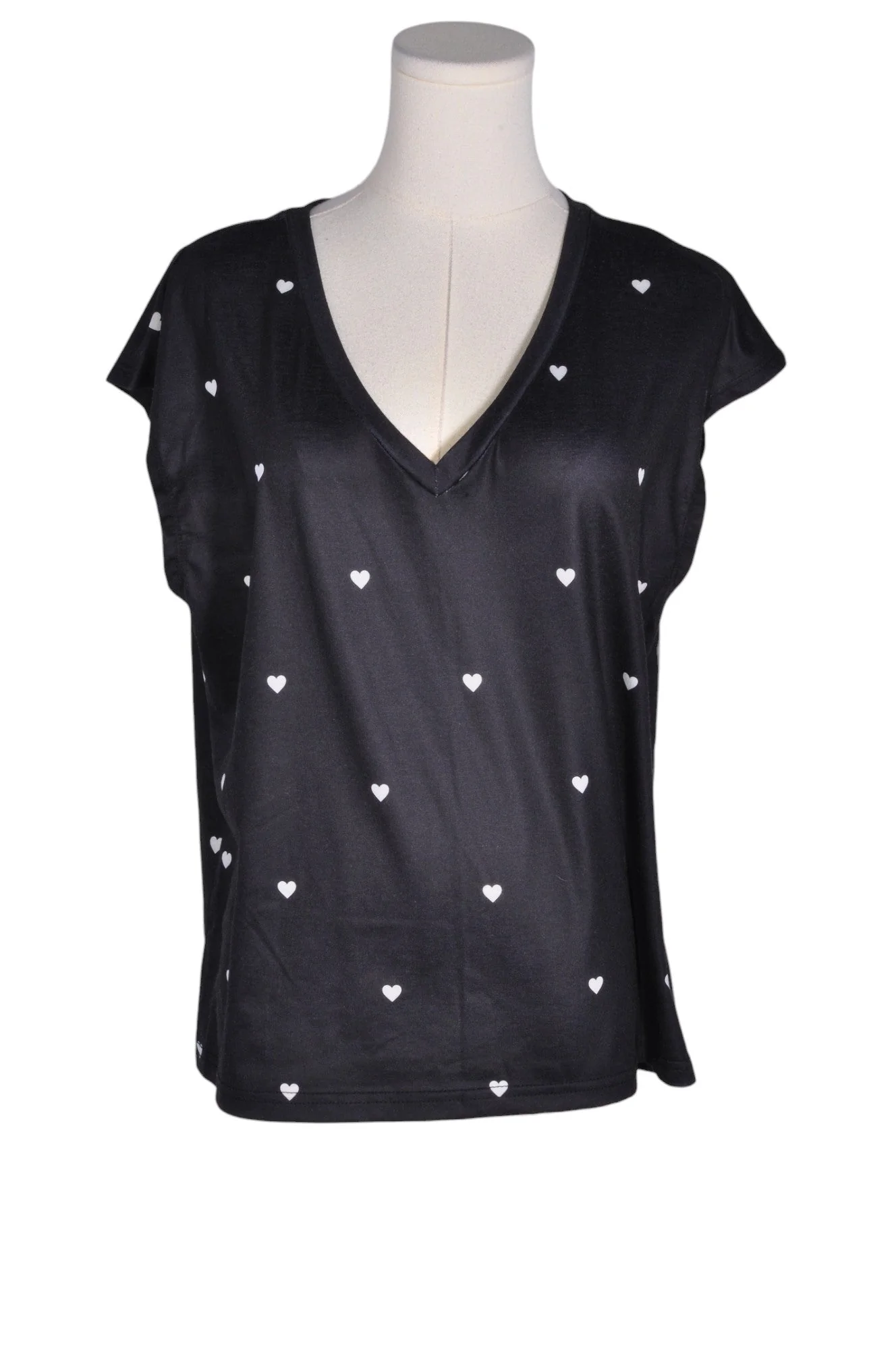 SHEIN Women T-Shirts Regular fit in Black - S
