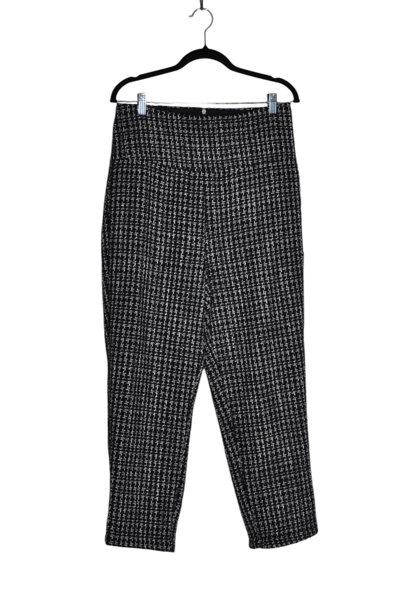 SHEIN Women Work Pants Regular fit in Black - L