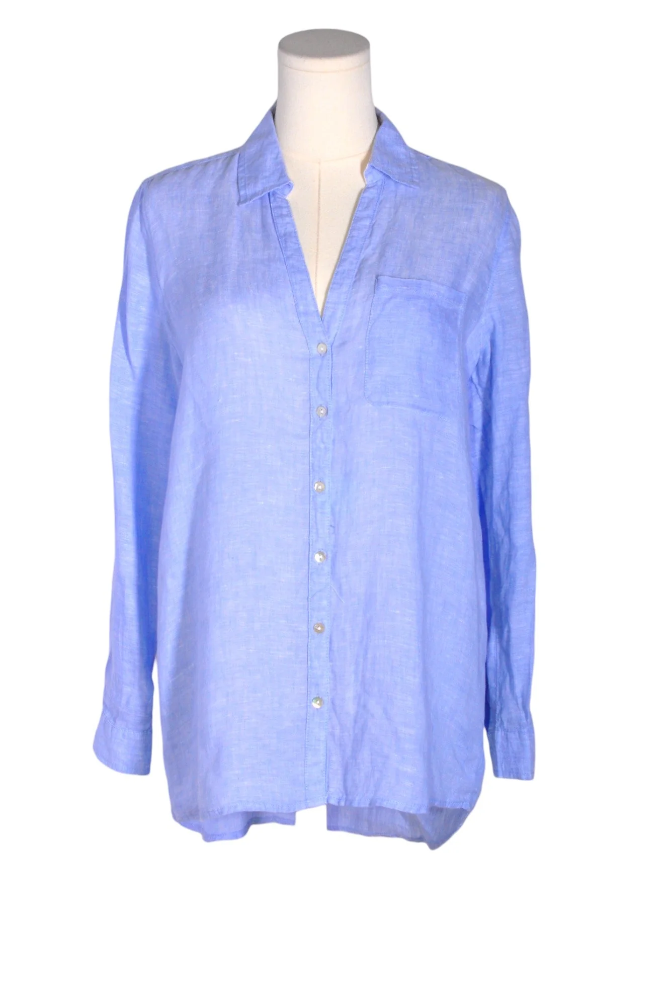 SIGRID OLSEN Women Button Down Tops Regular fit in Blue - S