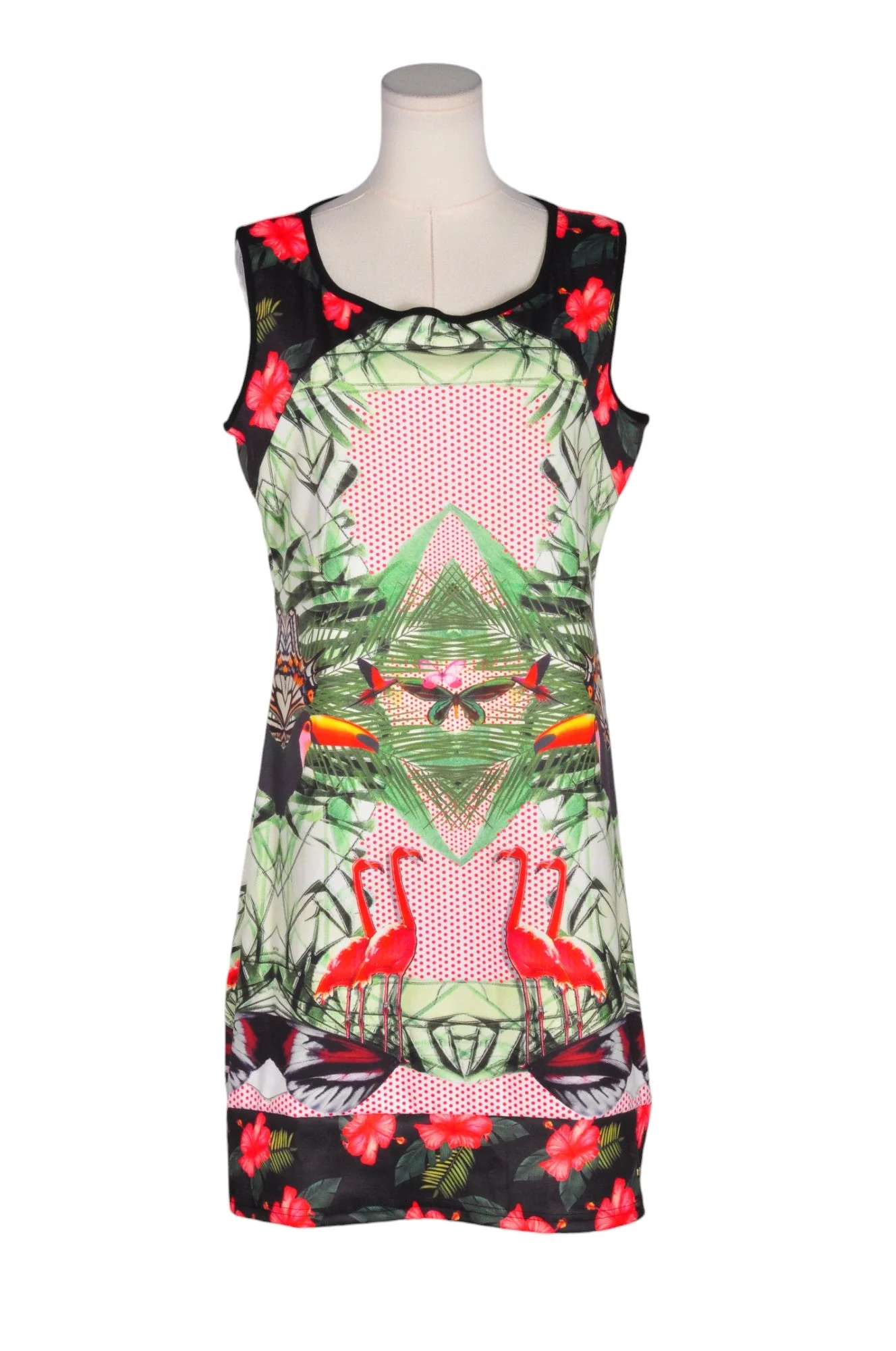 SMASH Women Midi Dresses Regular fit in Green - XL