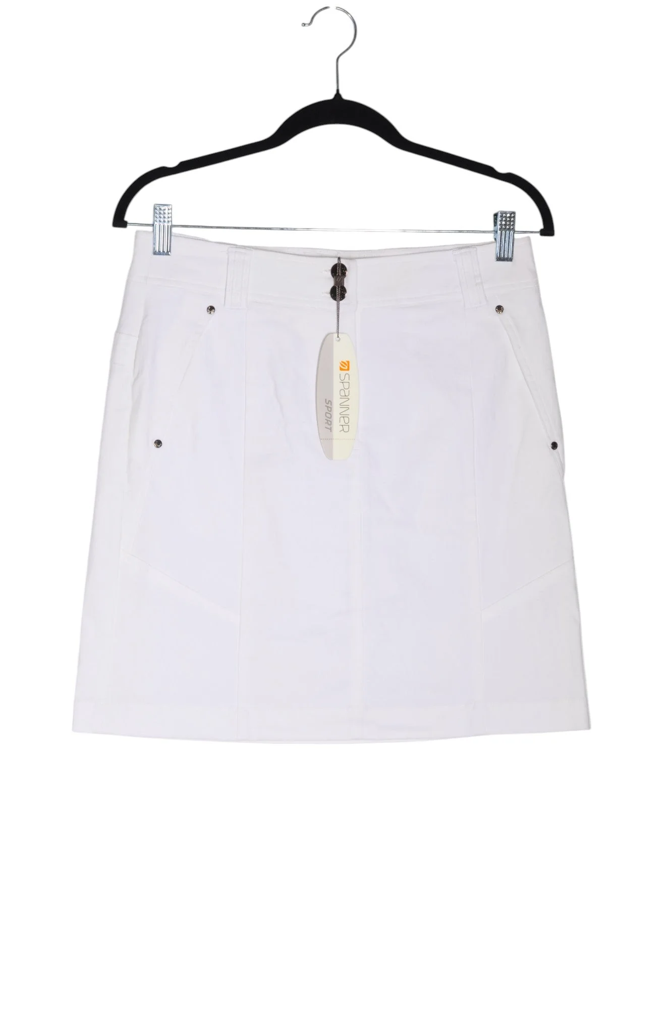 SPANNER Women A-Line Skirts Regular fit in White - 2