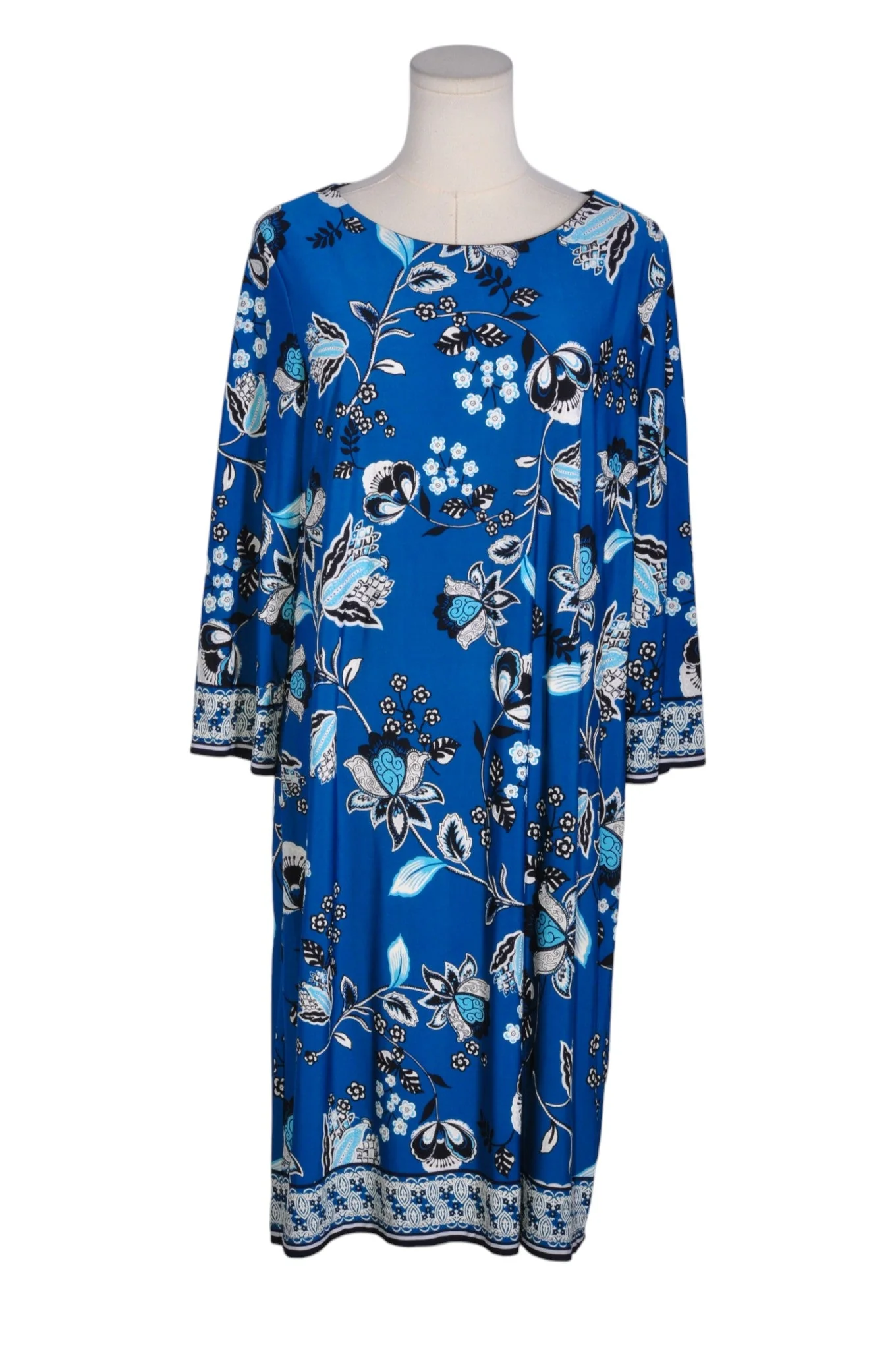STUDIO ONE Women Drop Waist Dresses Regular fit in Blue - L