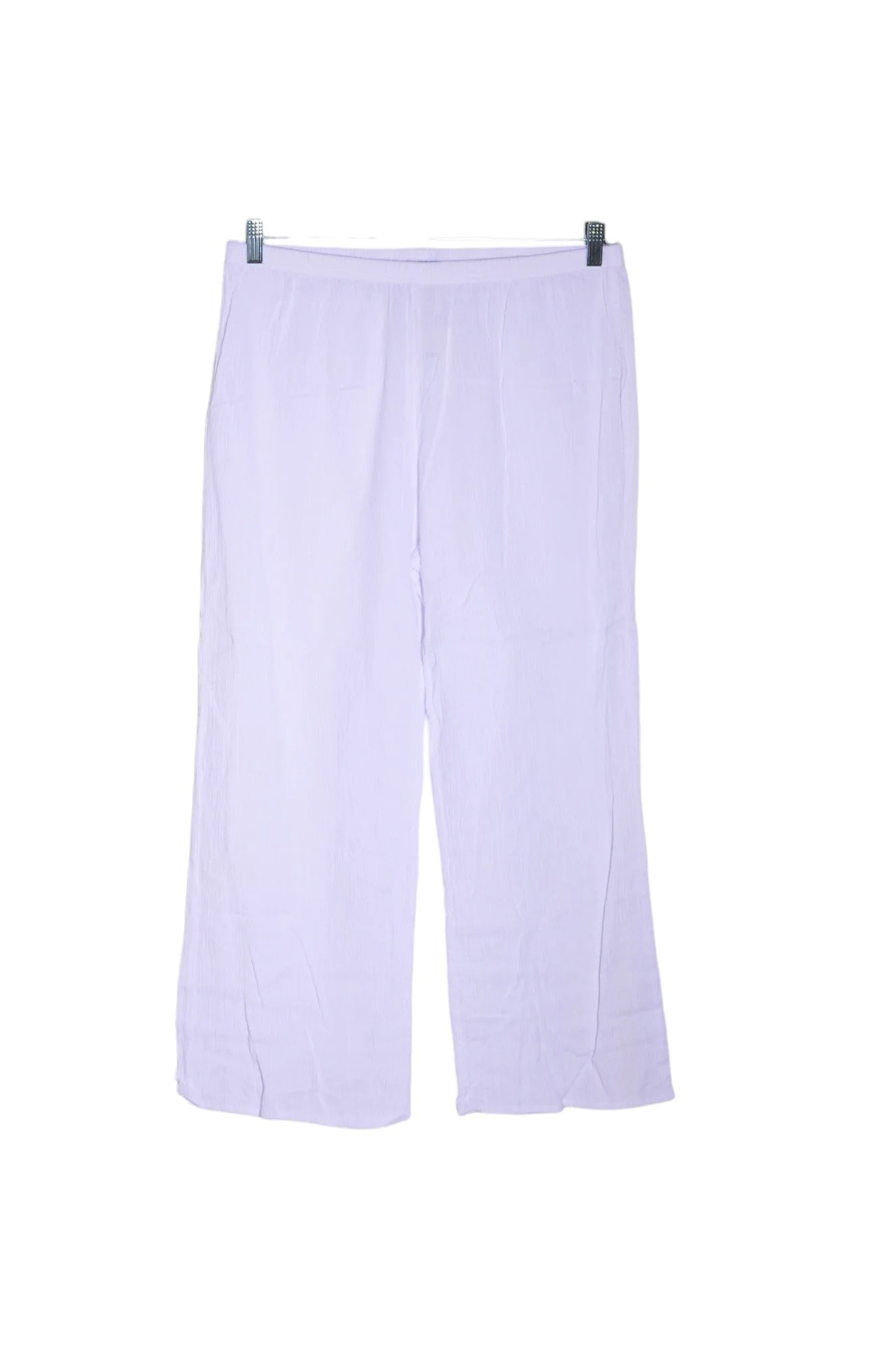 SUN MODA Women Palazzo Pants Regular fit in White - L, XL