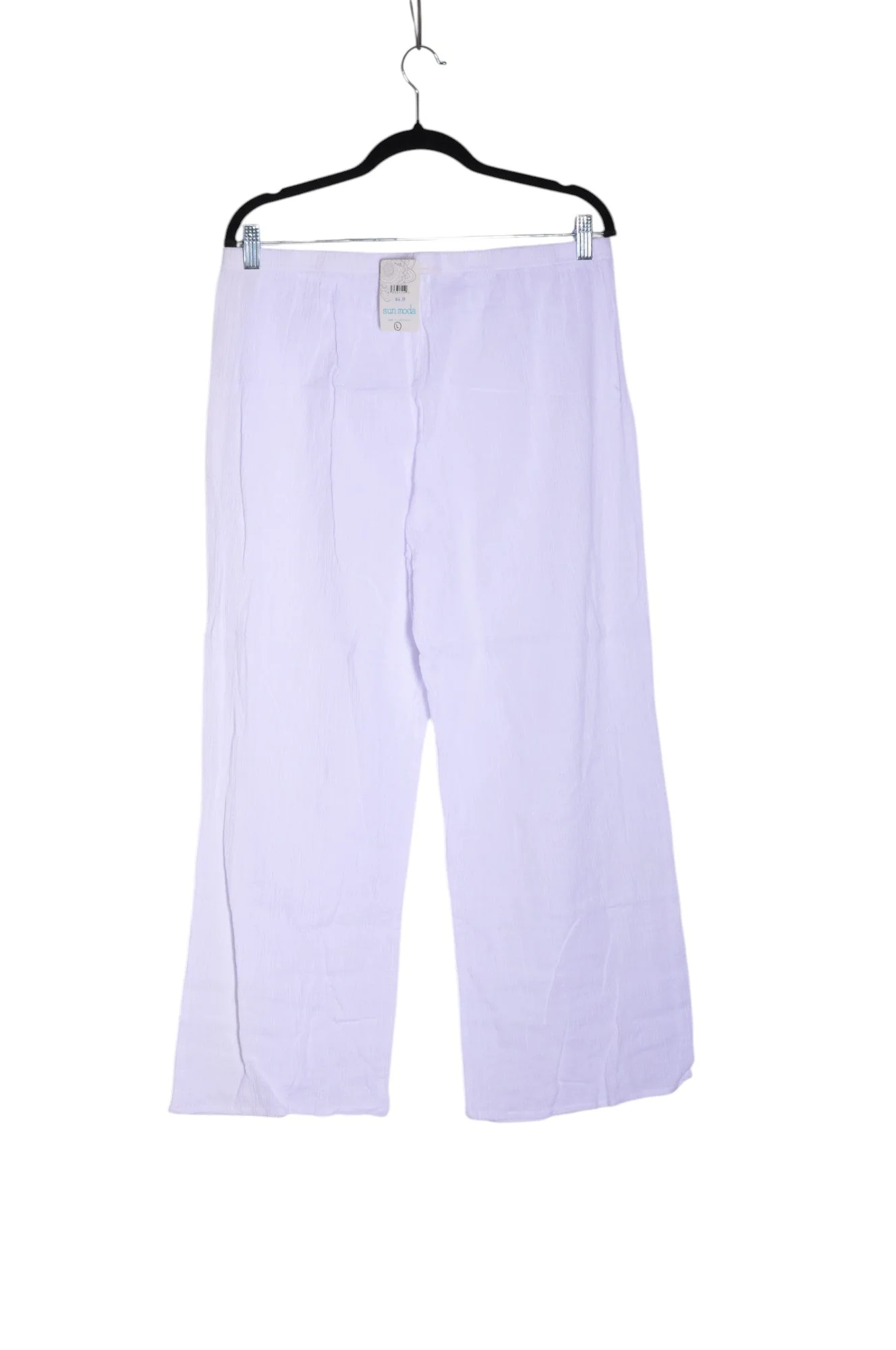 SUN MODA Women Palazzo Pants Regular fit in White - L, XL - Image 2