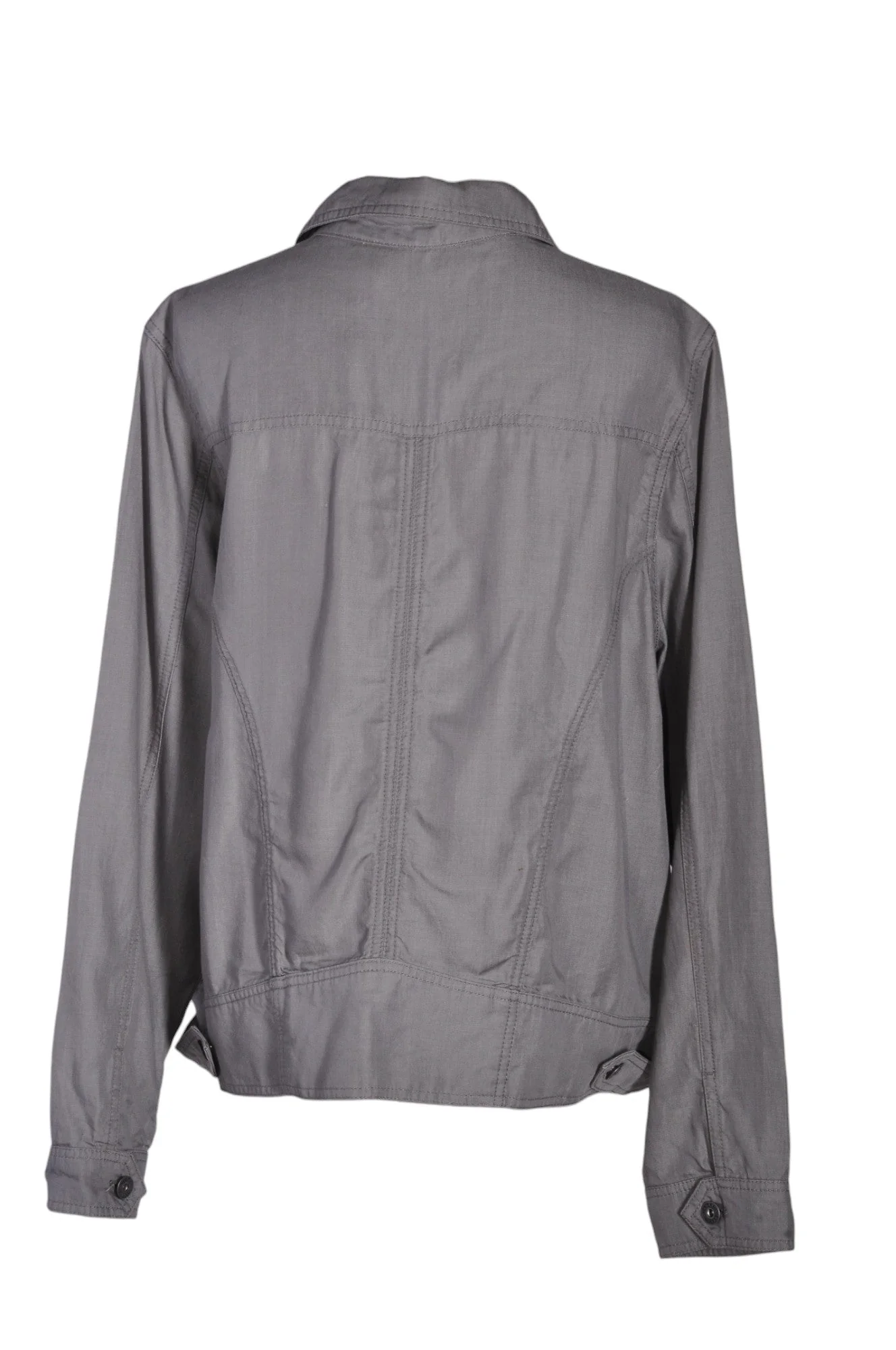 TAHARI Women Denim Jackets Regular fit in Gray - XL - Image 2
