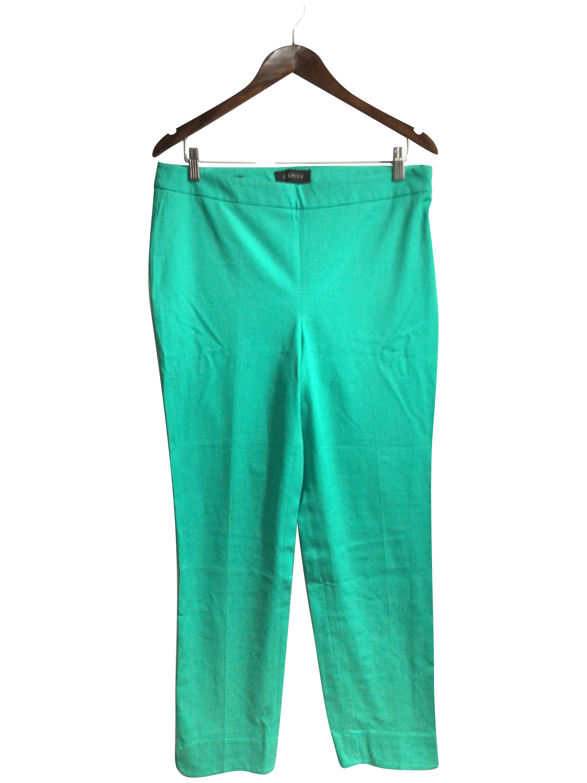 TALBOTS Women Work Pants Regular fit in Green - 10