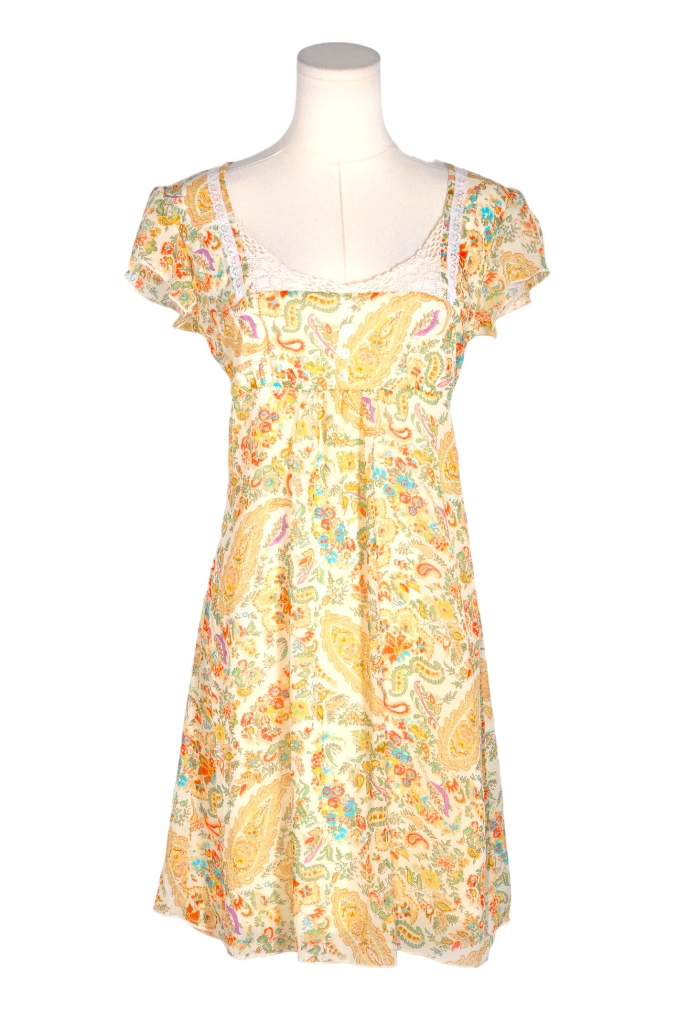 THREE WISHES Women A-Line Dresses Regular fit in Yellow - S