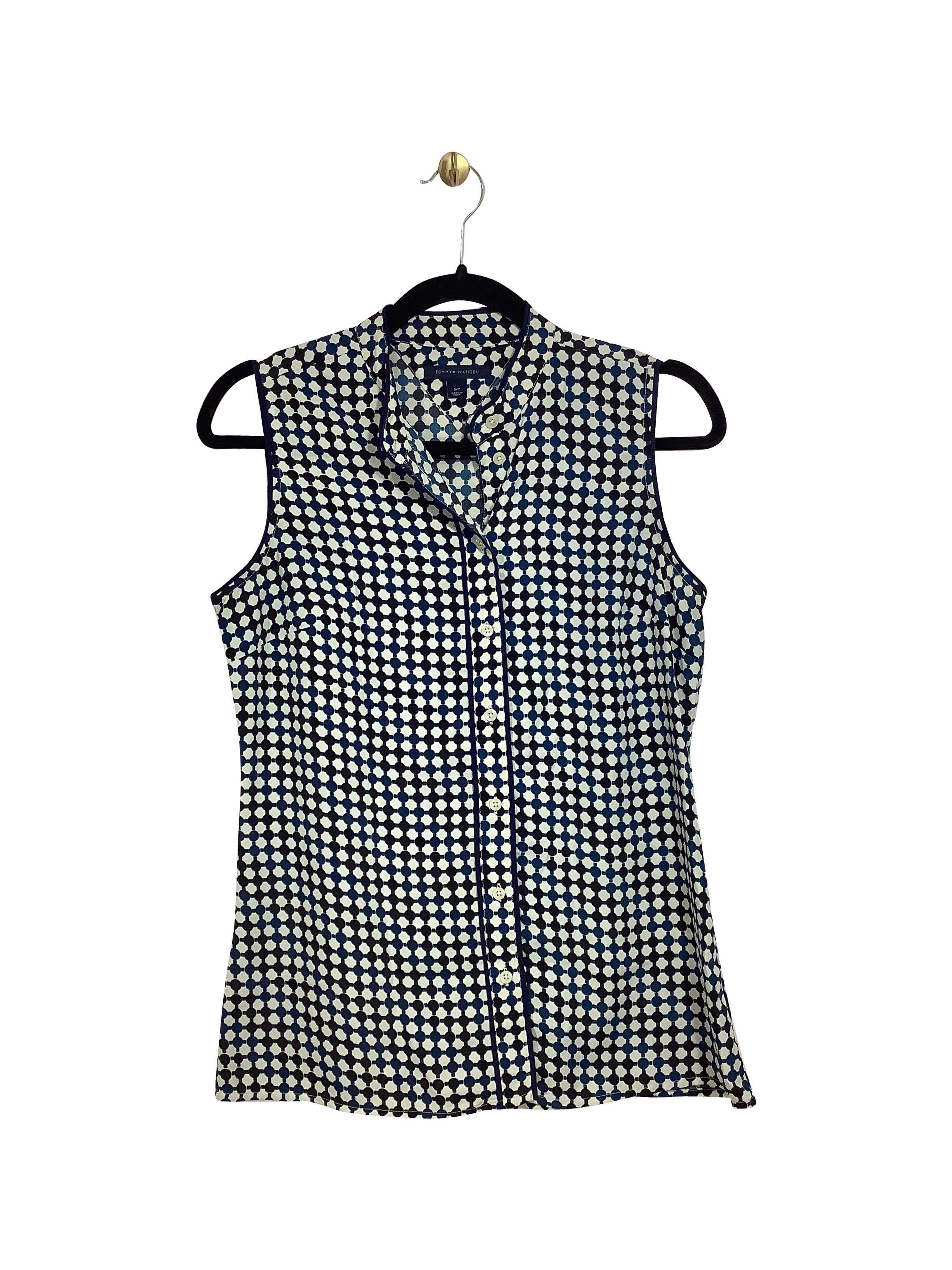 TOMMY HILFIGER Regular fit Button-down Top in Blue - S