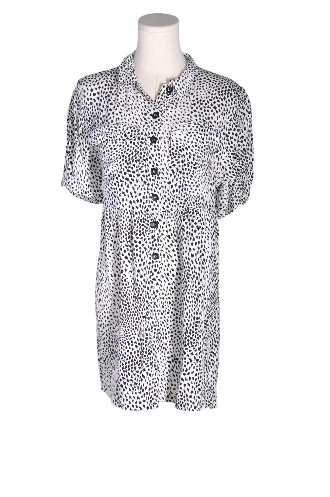 TOPSHOP Women Button Down Tops Regular fit in White - L