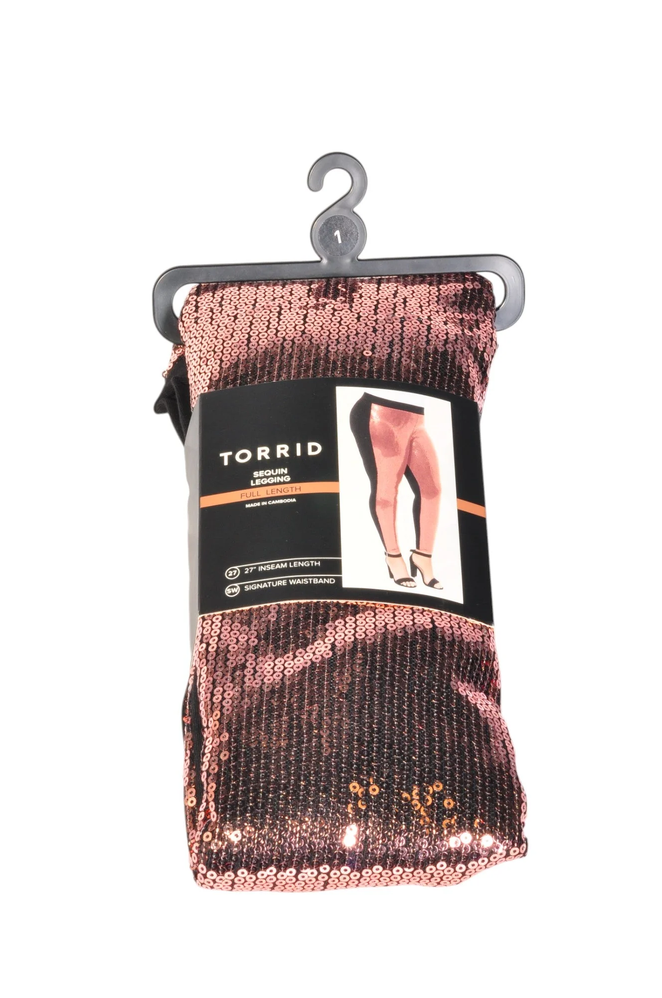 TORRID Women Activewear Leggings Regular fit in Pink - 27