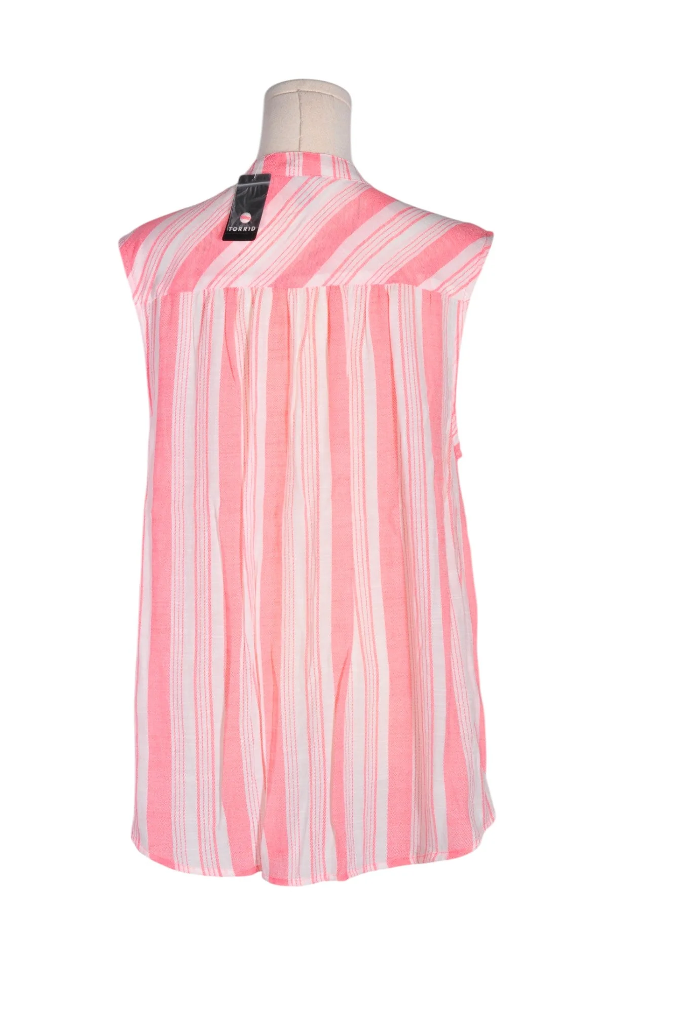 TORRID Women Button Down Tops Regular fit in Pink - 1X - Image 2