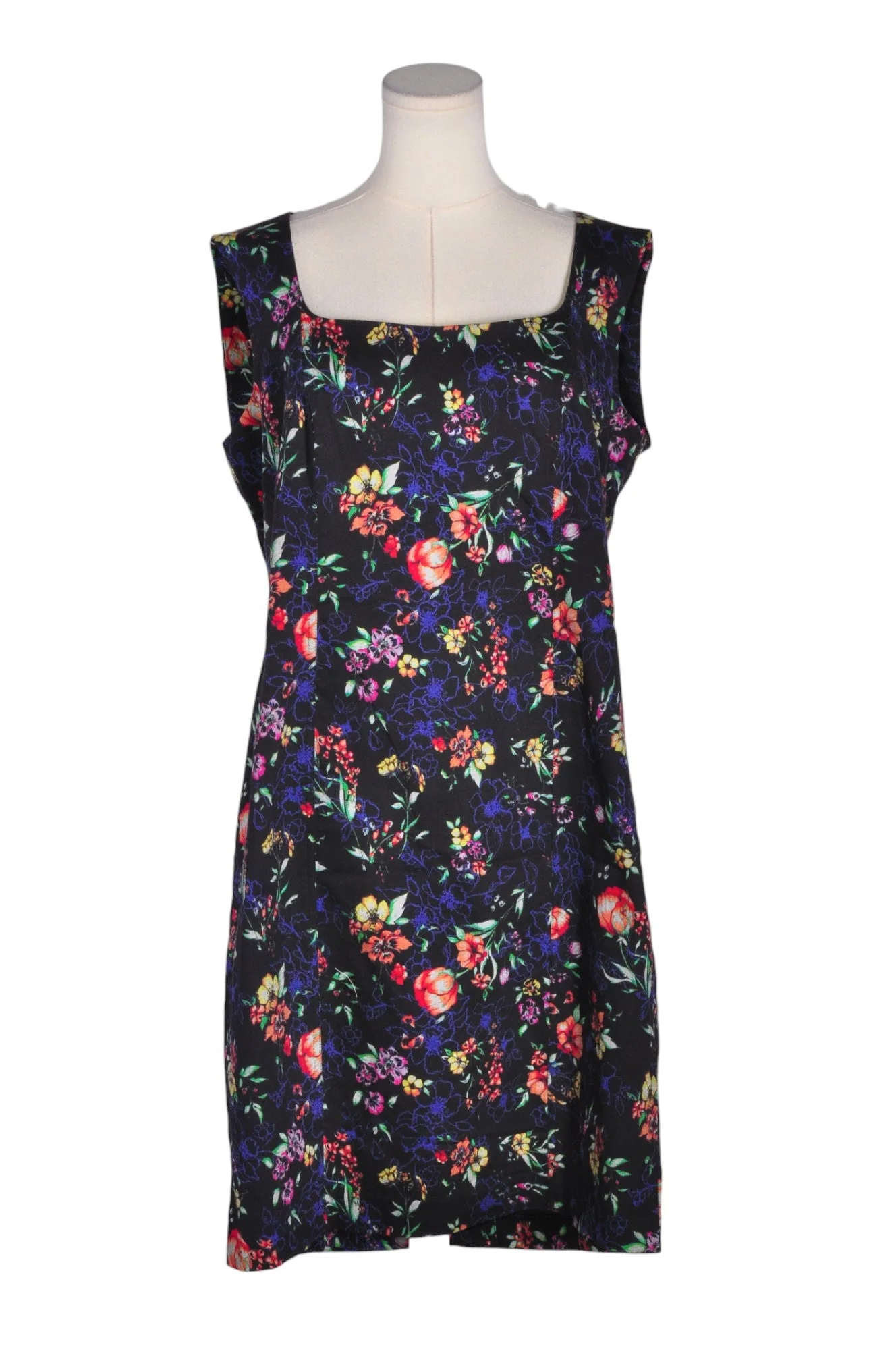 TRIBAL Women A-Line Dresses Regular fit in Black - 16