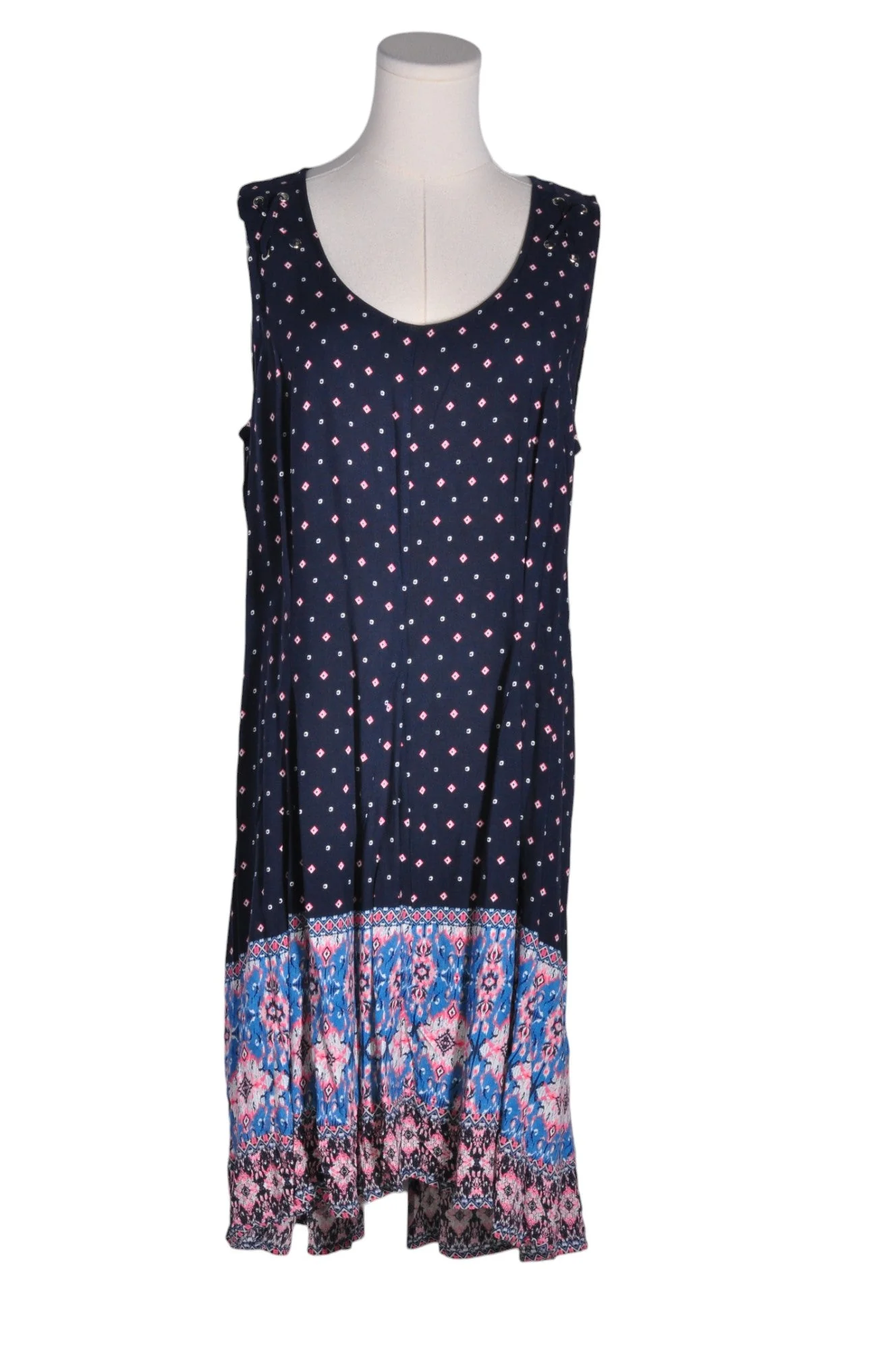 TRIBAL Women A-Line Dresses Regular fit in Blue - M