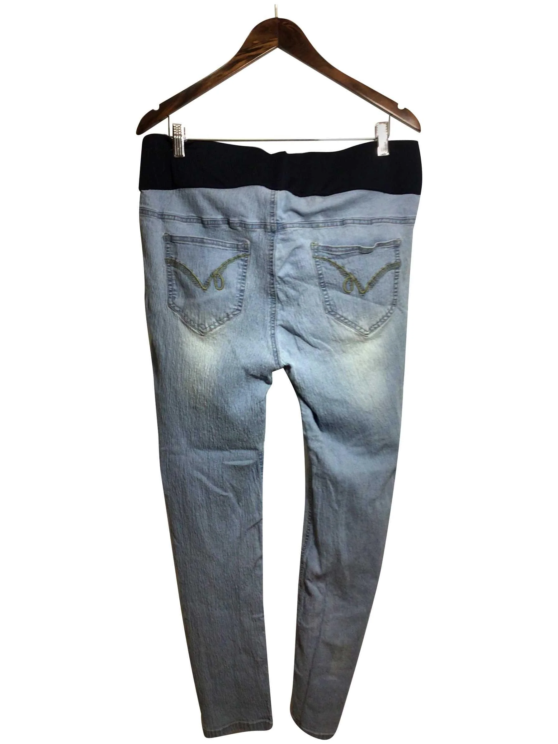 UNBRANDED Regular fit Straight-legged Jeans in Blue - XL - Image 2