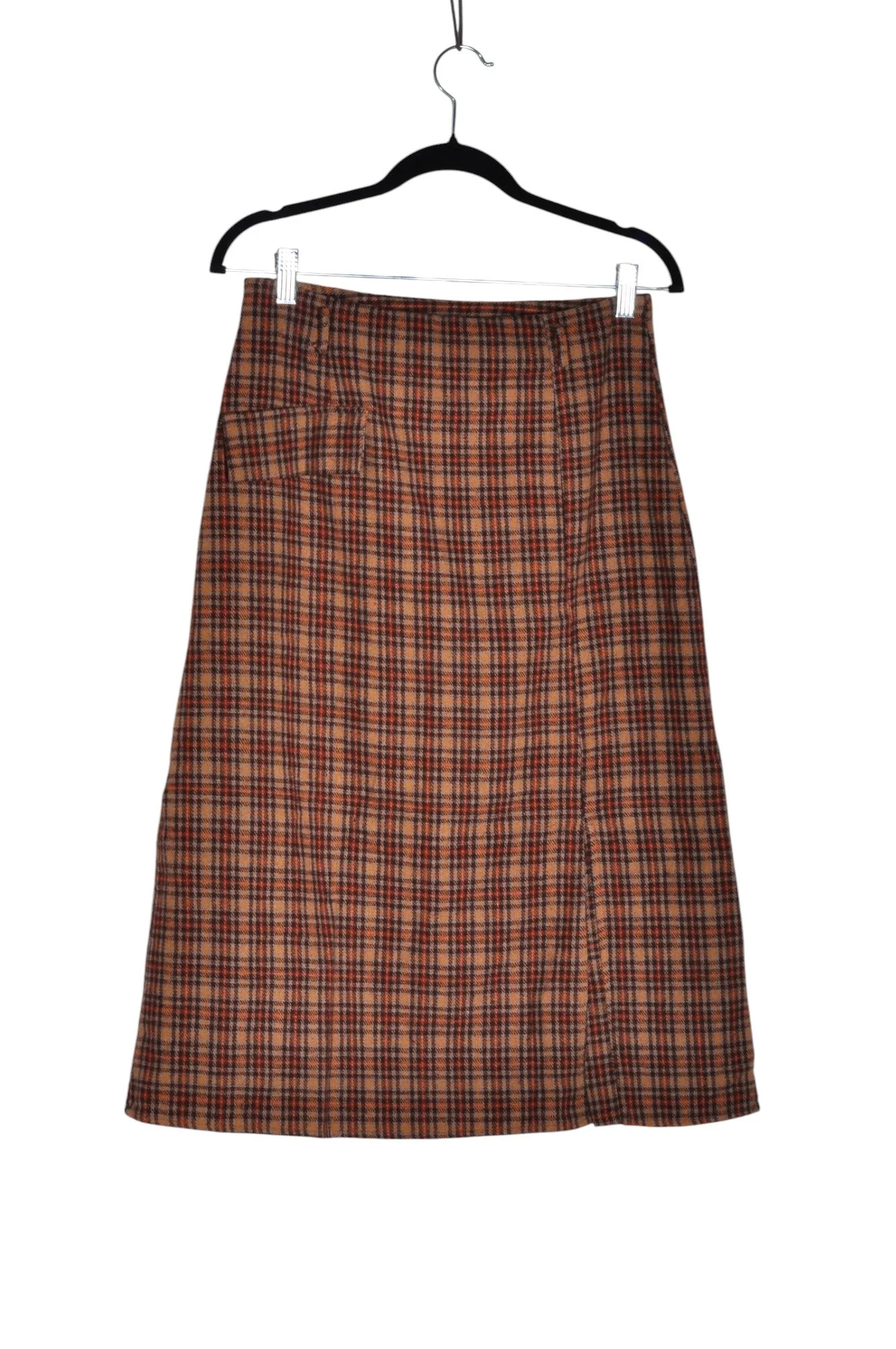UNBRANDED Women A-Line Skirts Regular fit in Brown - M - Image 2
