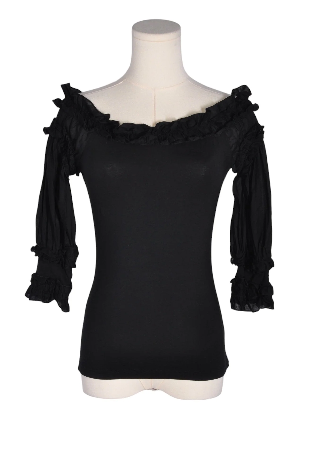 UNBRANDED Women Blouses Regular fit in Black - 4
