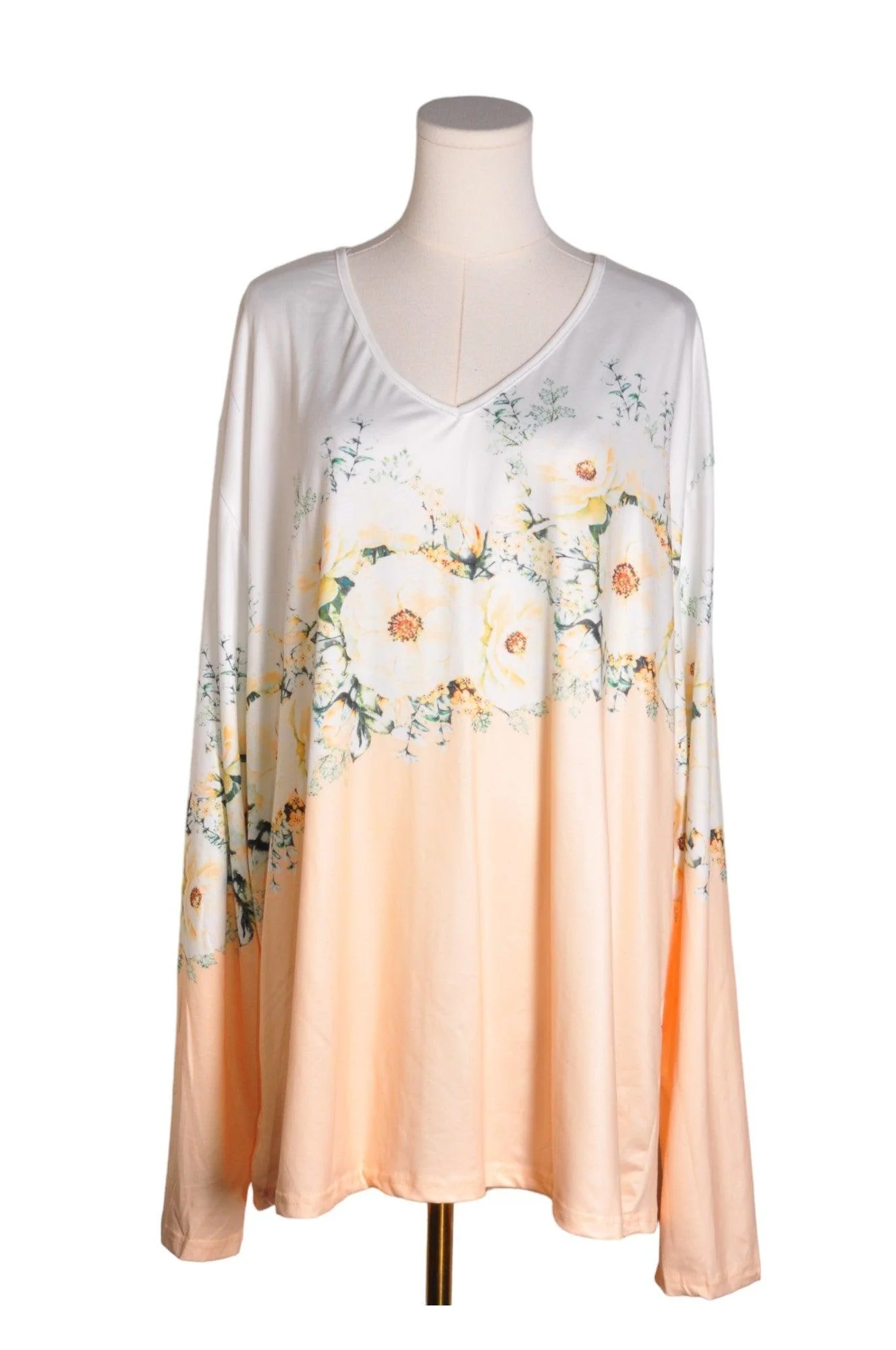 UNBRANDED Women Blouses Regular fit in White - 5XL