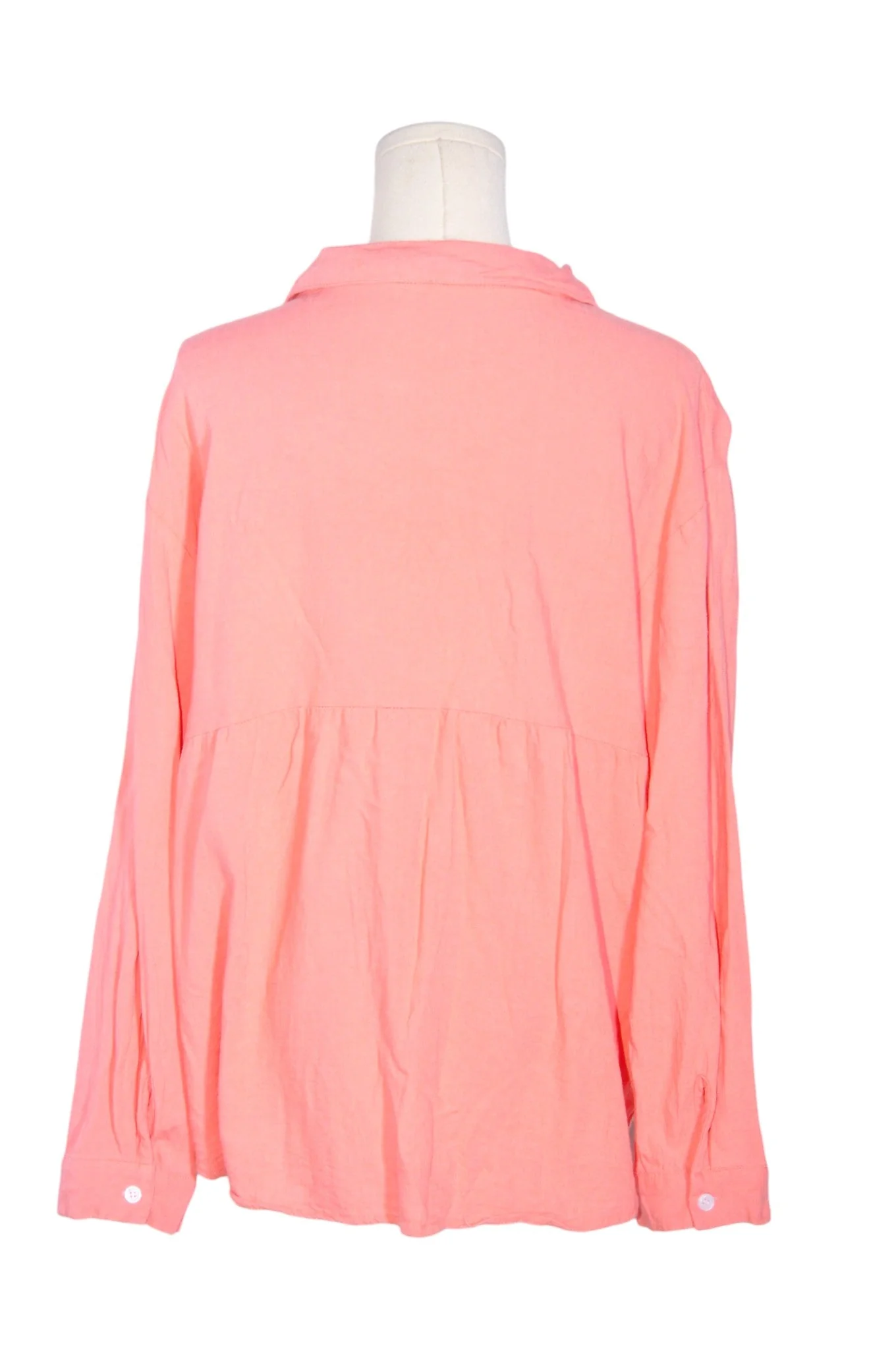 UNBRANDED Women Button Down Tops Regular fit in Pink - XXL - Image 2