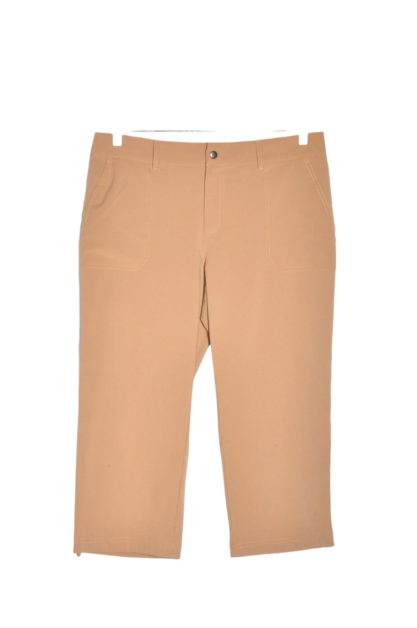 UNBRANDED Women Capri Pants Regular fit in Beige - 10