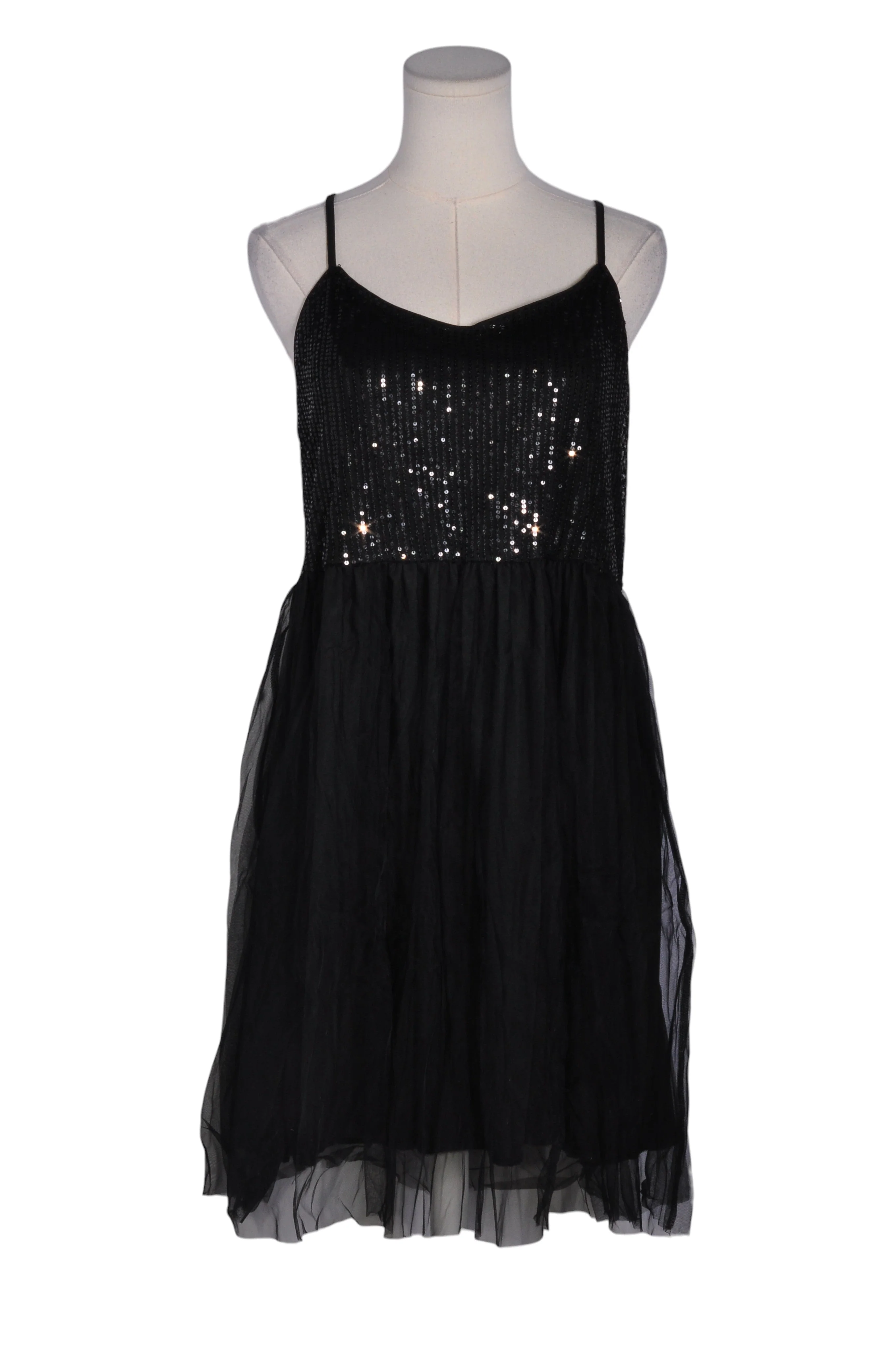 UNBRANDED Women Fit & Flare Dresses Regular fit in Black - M