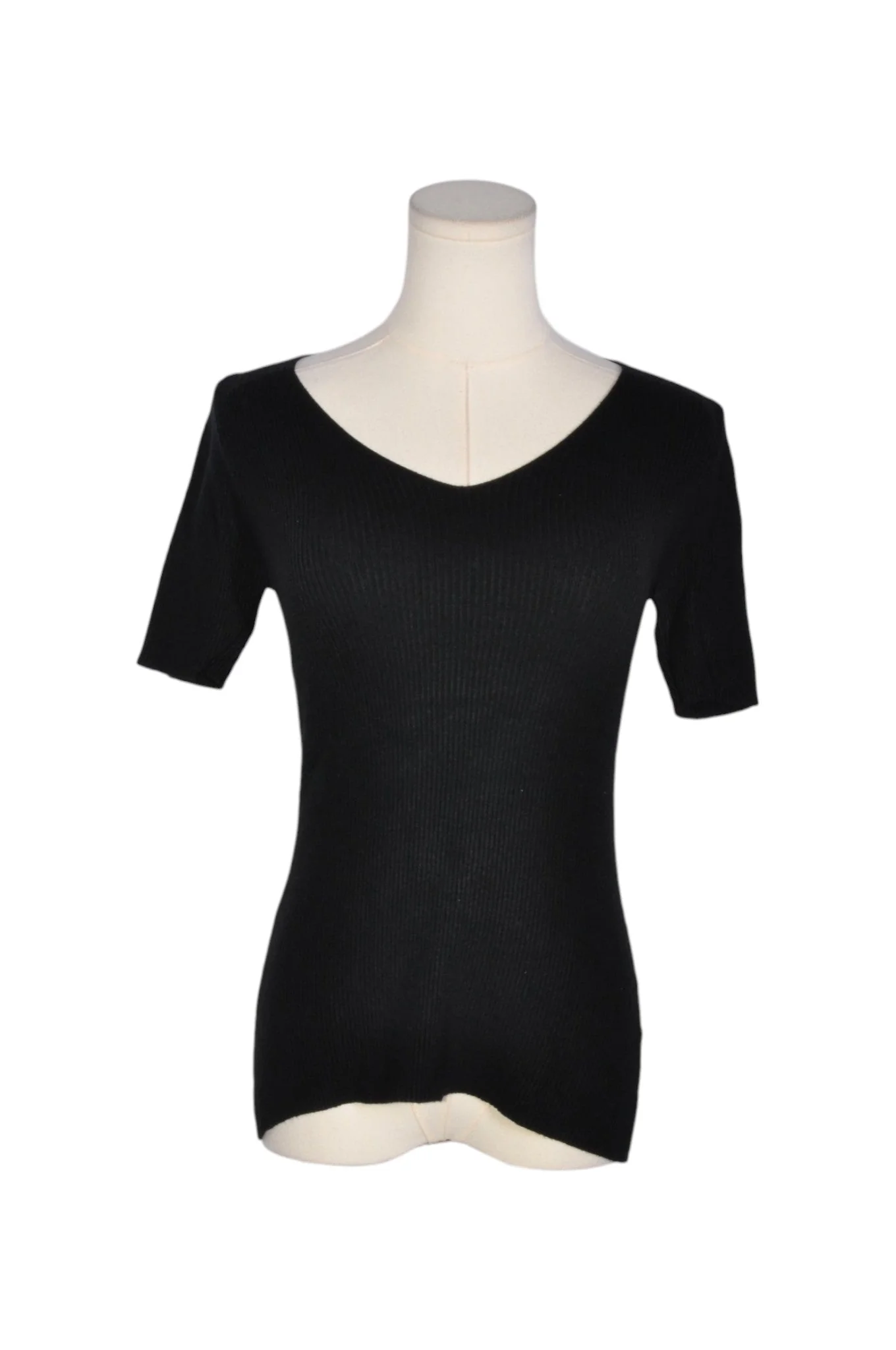 UNBRANDED Women Knit Tops Regular fit in Black - L