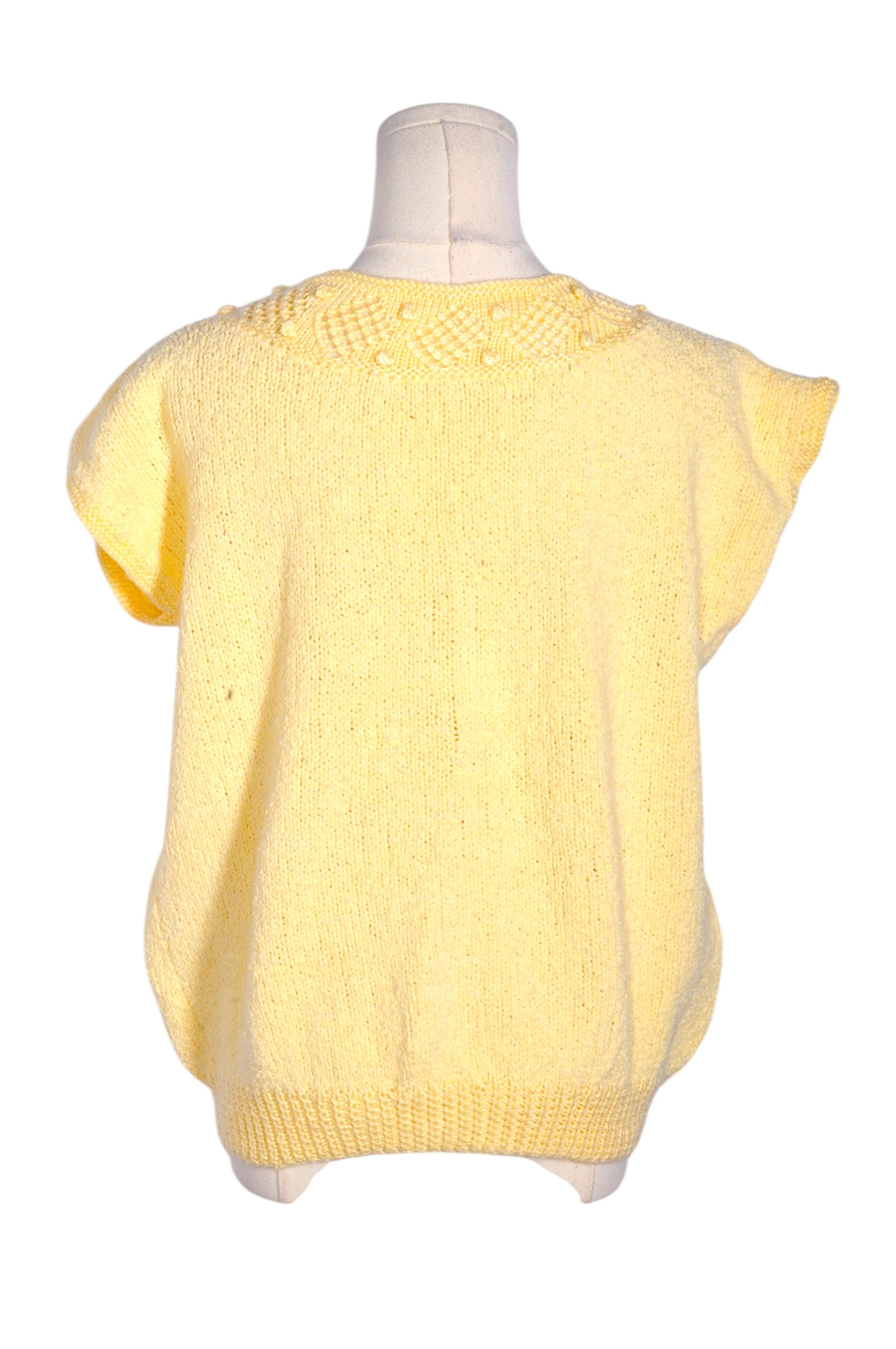 UNBRANDED Women Knit Tops Regular fit in Yellow - M - Image 2